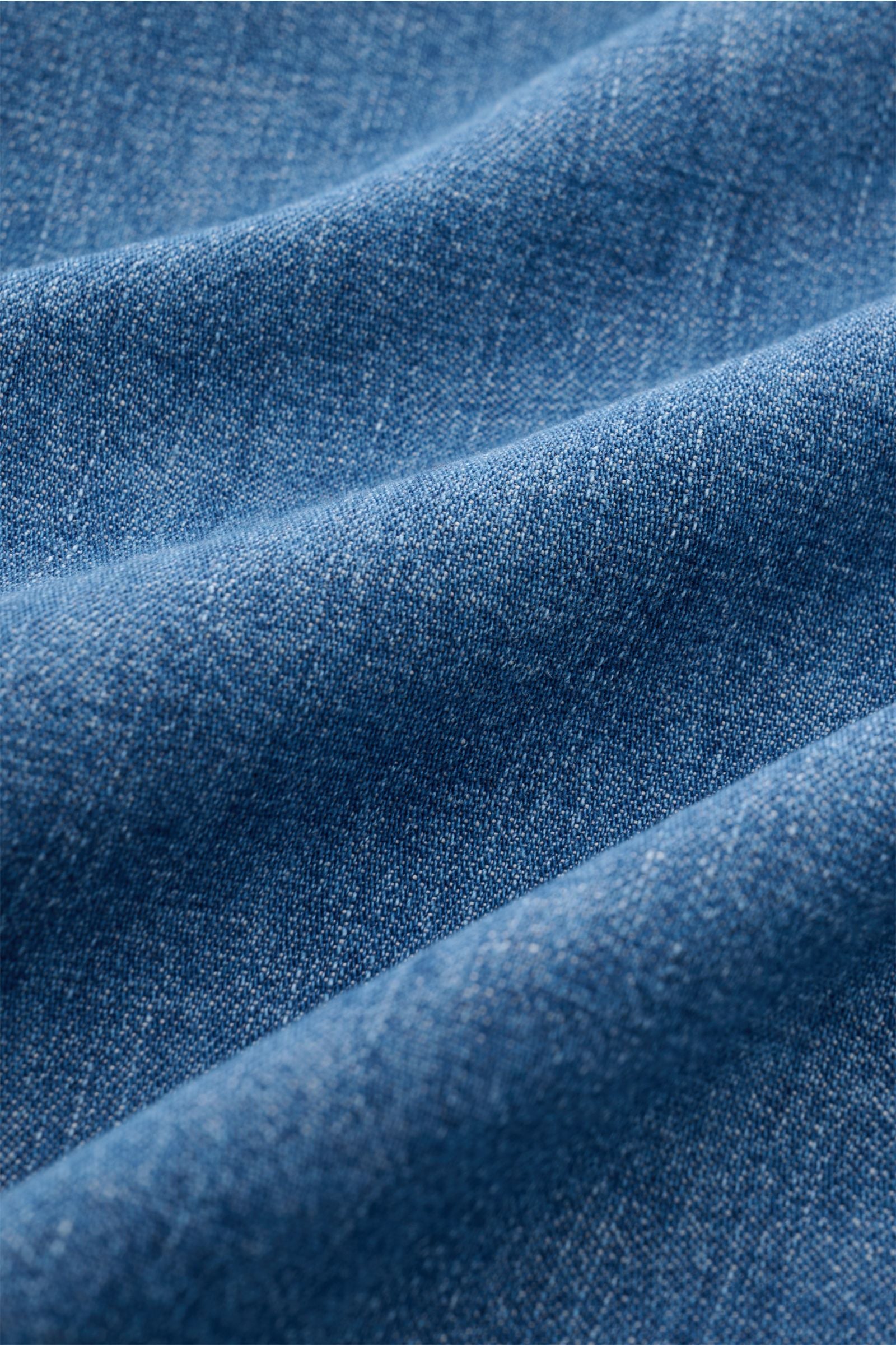Dondup Denim shirt 'Camicia' Kent collar - blue