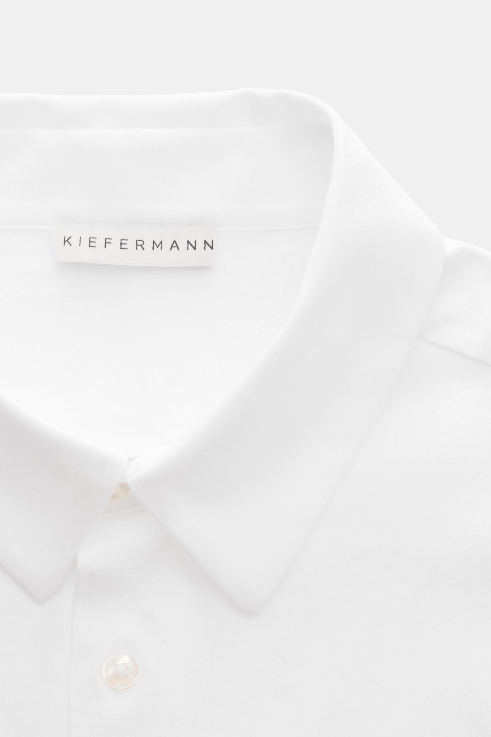 Kiefermann Jersey shirt 'Pius' Kent collar - White