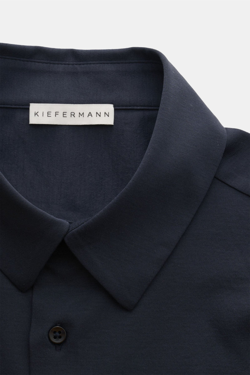 Kiefermann Jersey shirt 'Pius' Kent collar - Navy