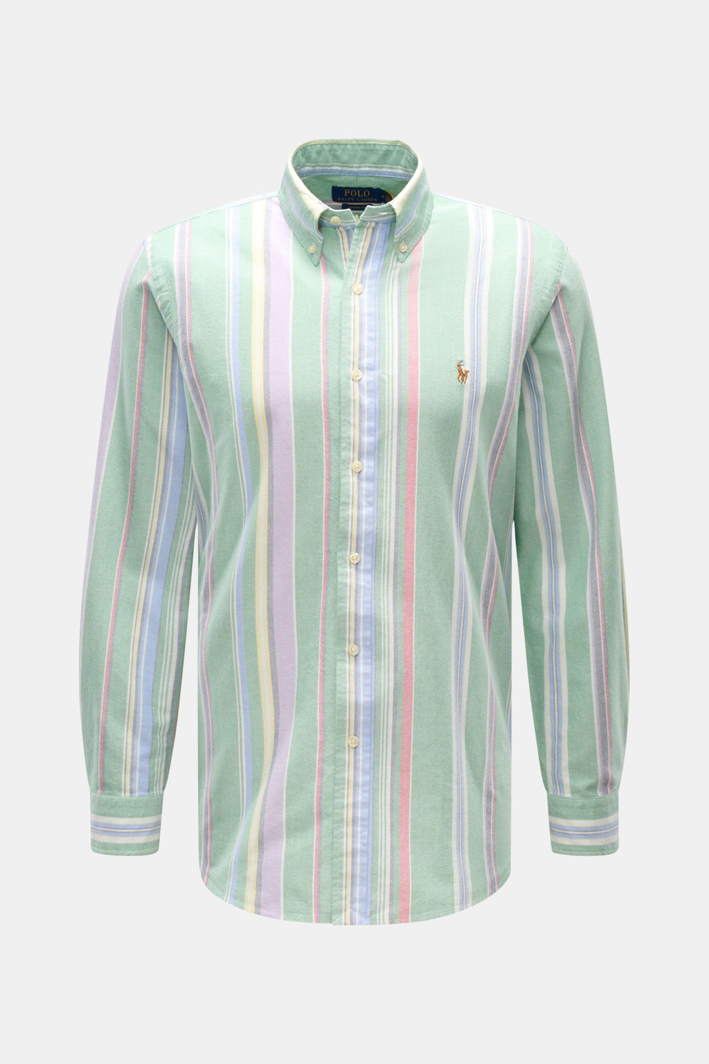 Polo Ralph Lauren Oxford shirt button-down collar green/multicolour - striped