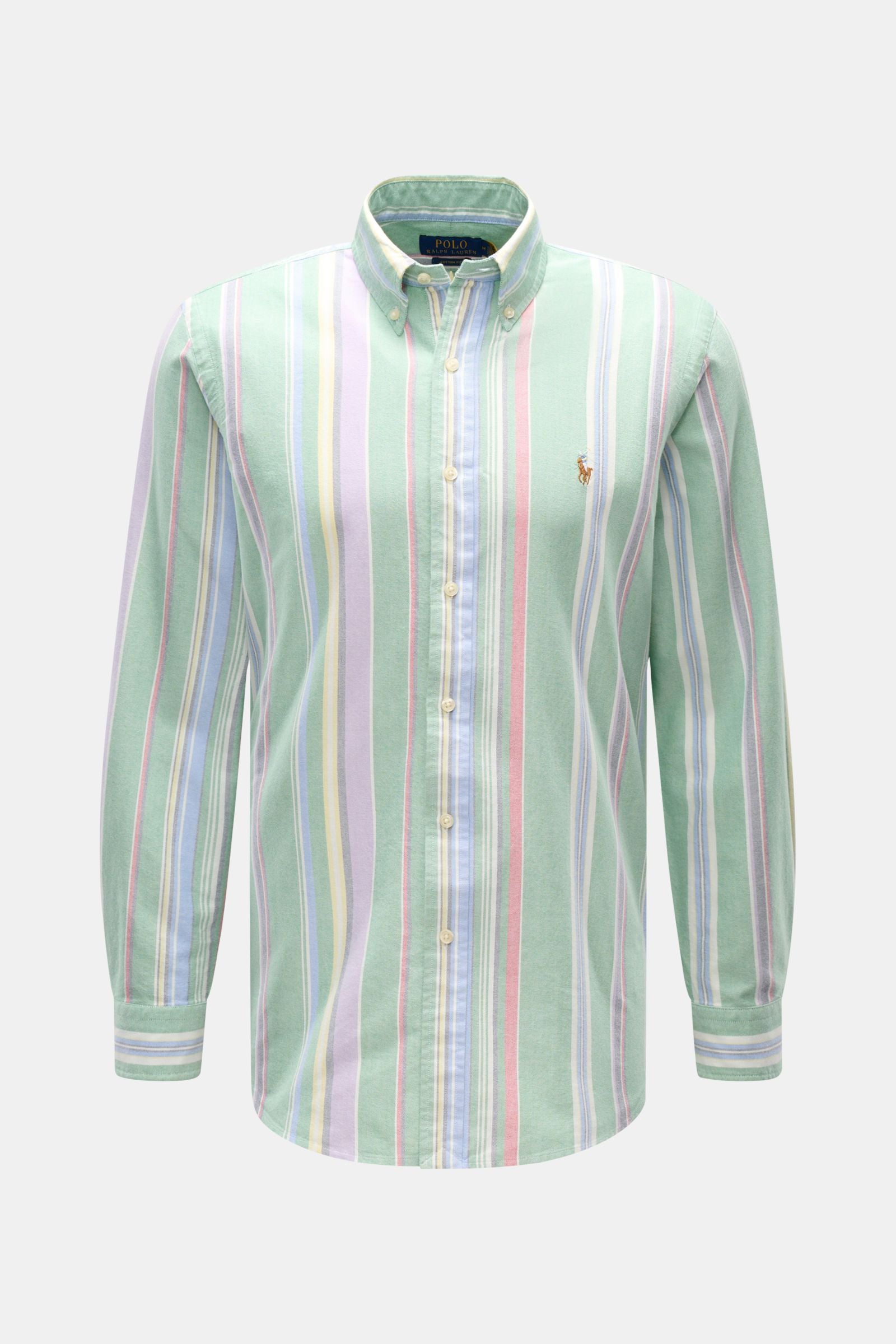Polo Ralph Lauren Oxford shirt button-down collar green/multicolour - striped