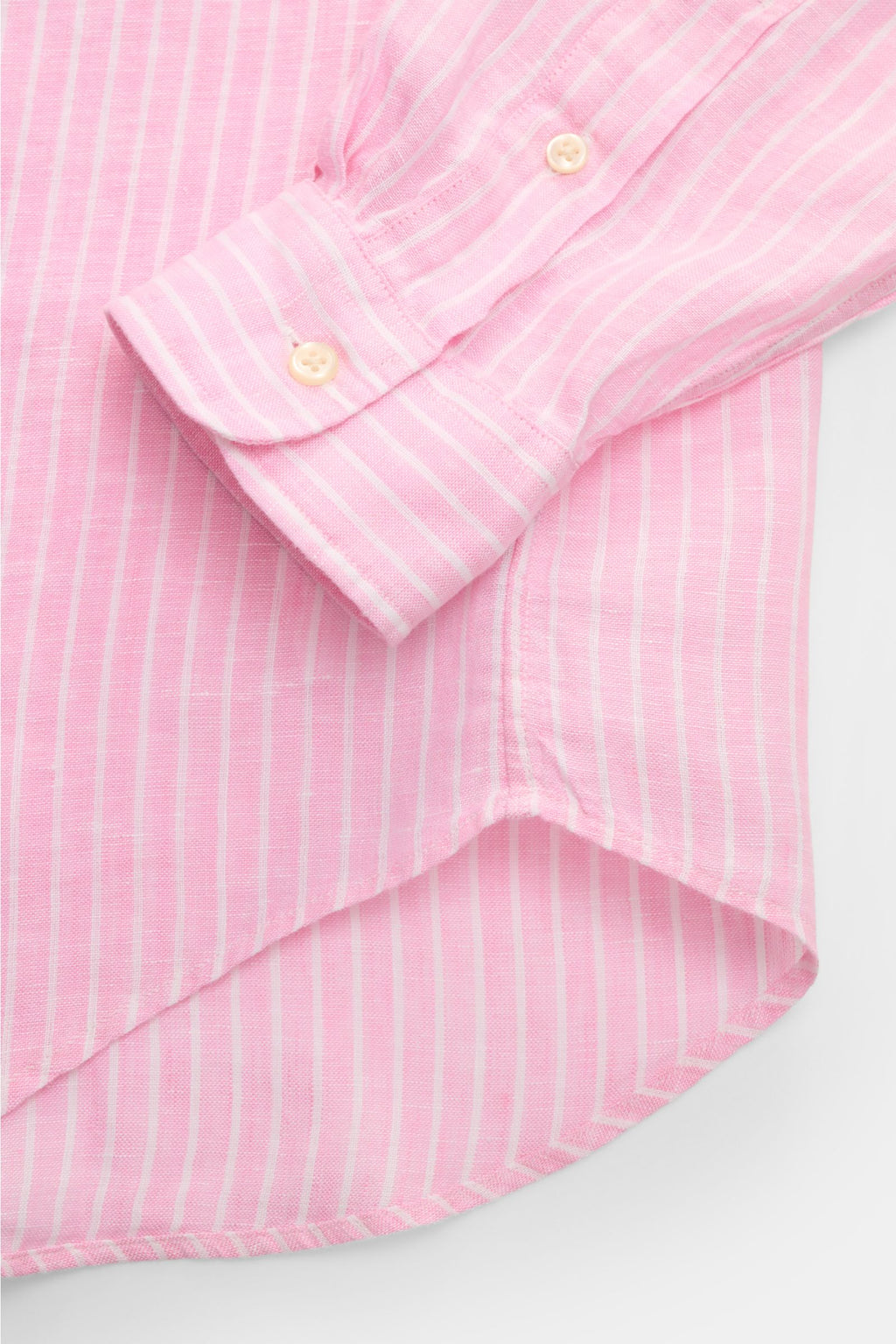 Polo Ralph Lauren Chambray linen shirt button-down collar - striped