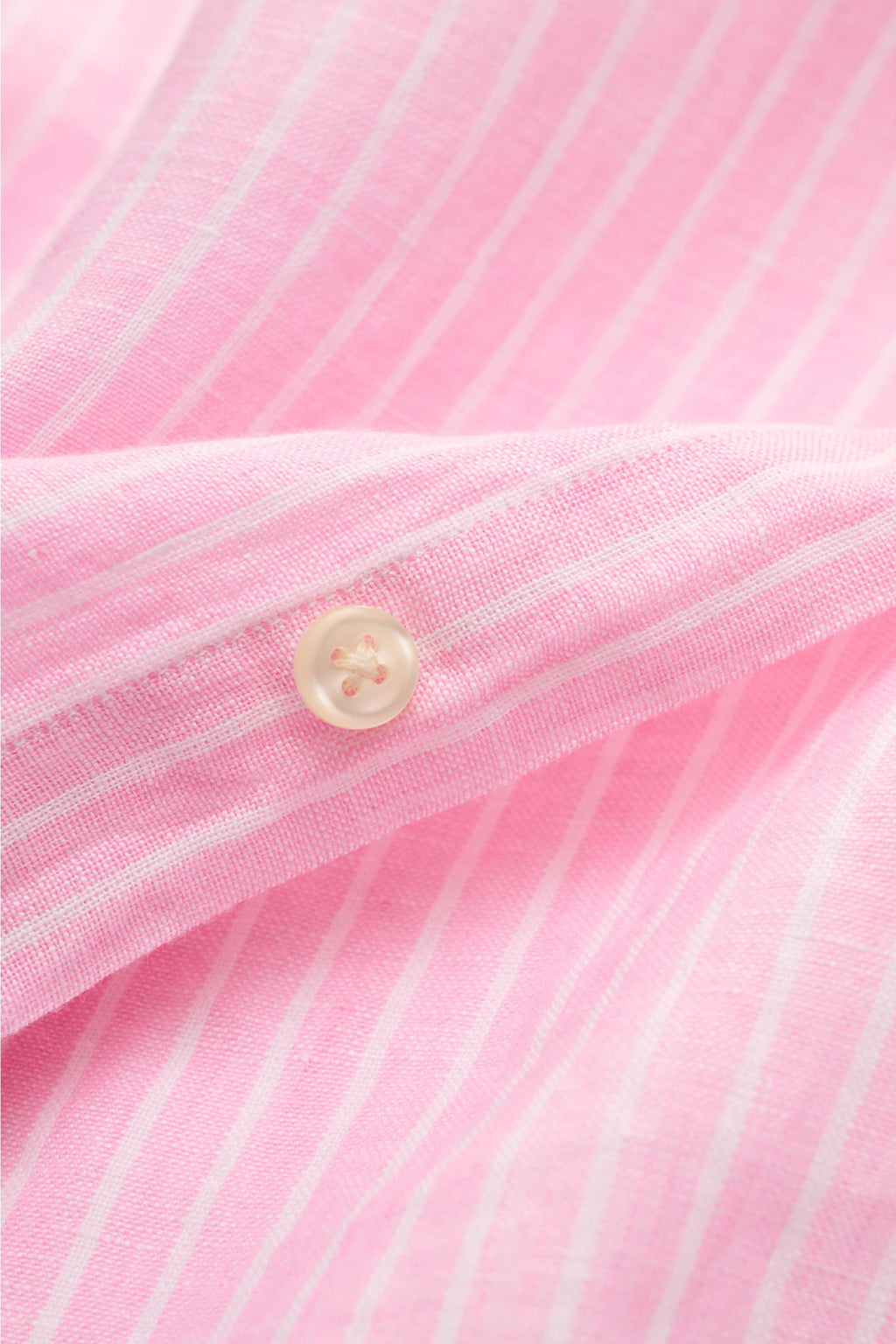 Polo Ralph Lauren Chambray linen shirt button-down collar - striped