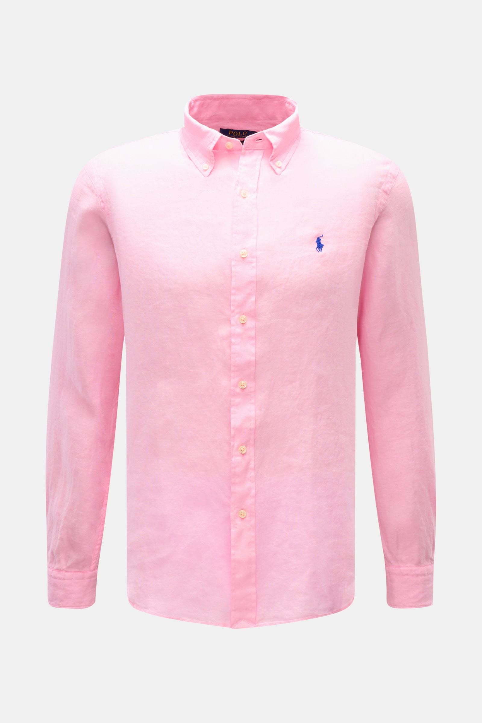 Polo Ralph Lauren Linen shirt button-down collar rosé - rose