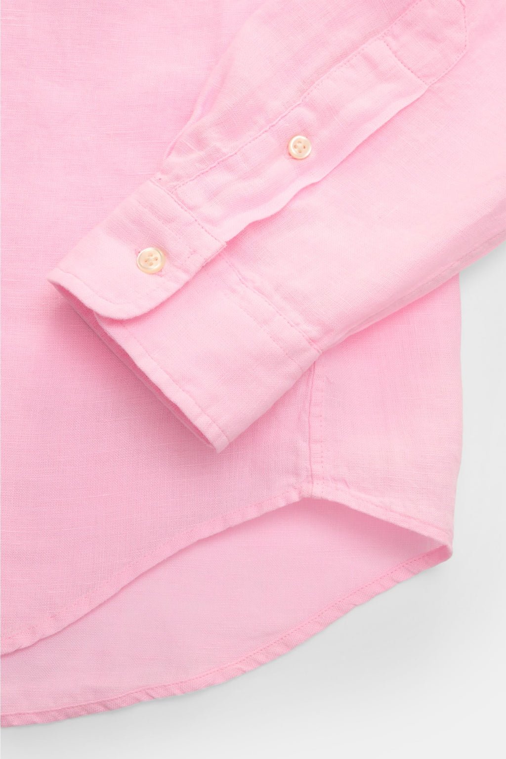 Polo Ralph Lauren Linen shirt button-down collar rosé - rose