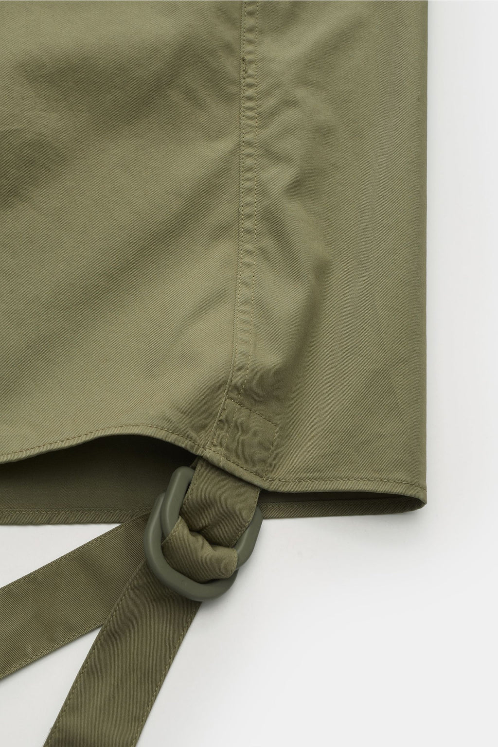 Helmut Lang Short sleeve shirt slim collar - olive