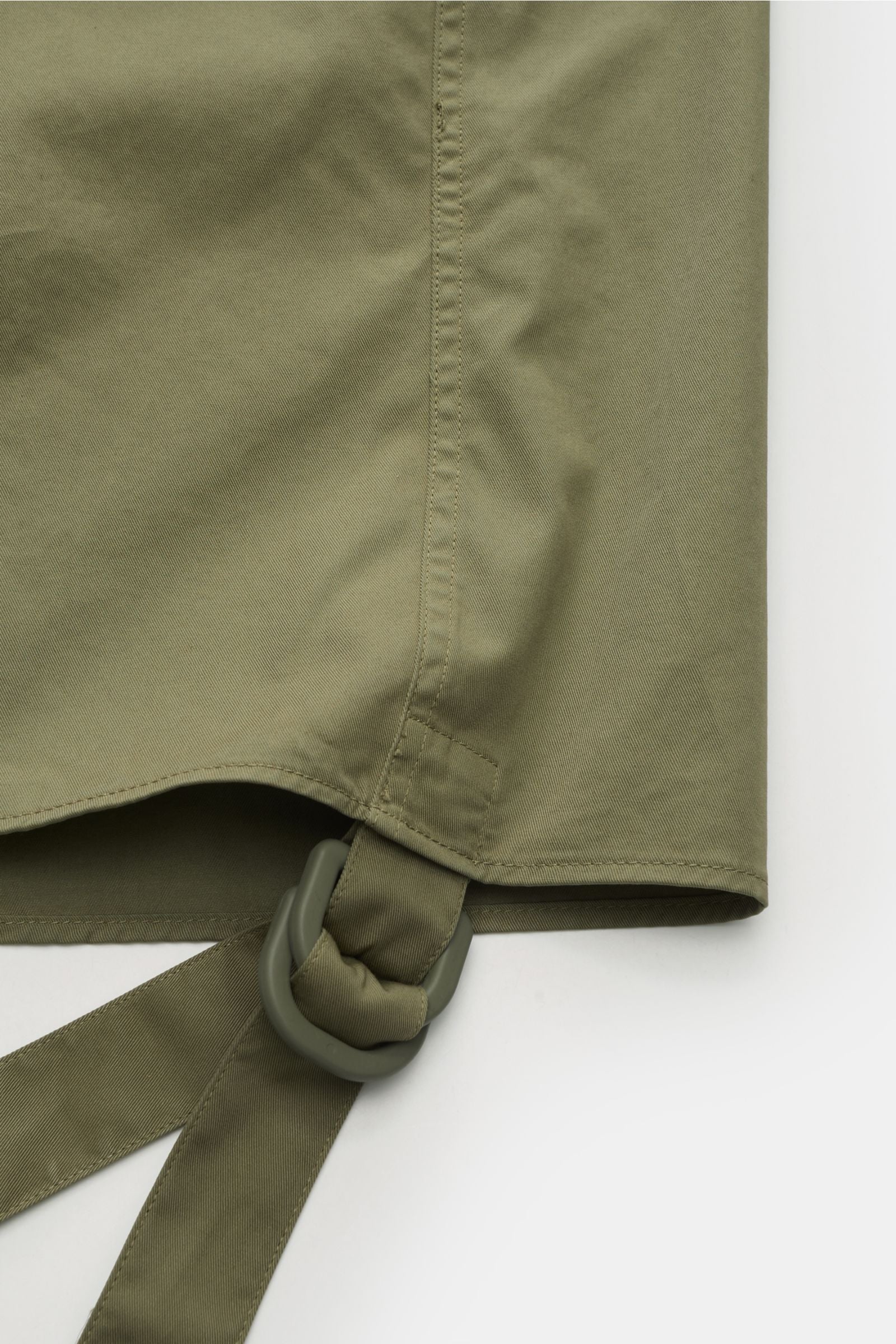 Helmut Lang Short sleeve shirt slim collar - olive