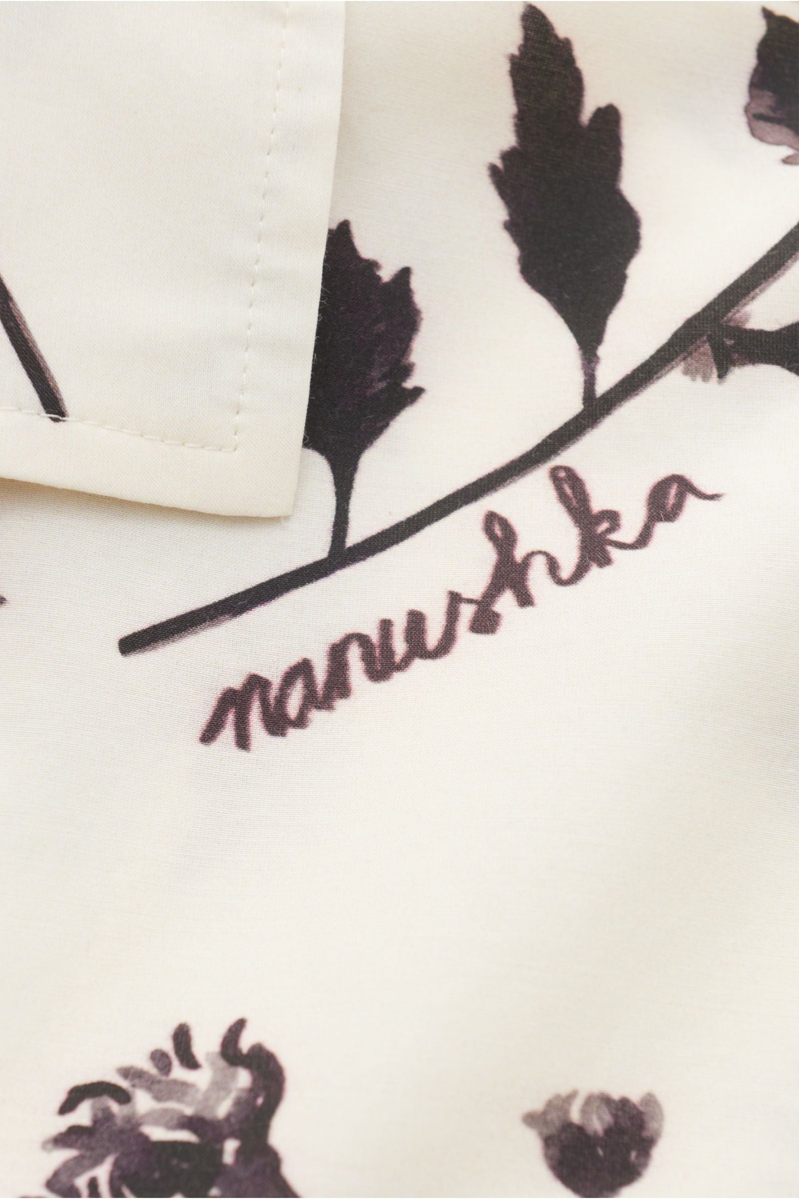 Nanushka Short sleeve shirt 'Yuki' Cuban collar - patterned