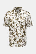 Erdem Short sleeve shirt 'Grayson' Cuban collar - patterned