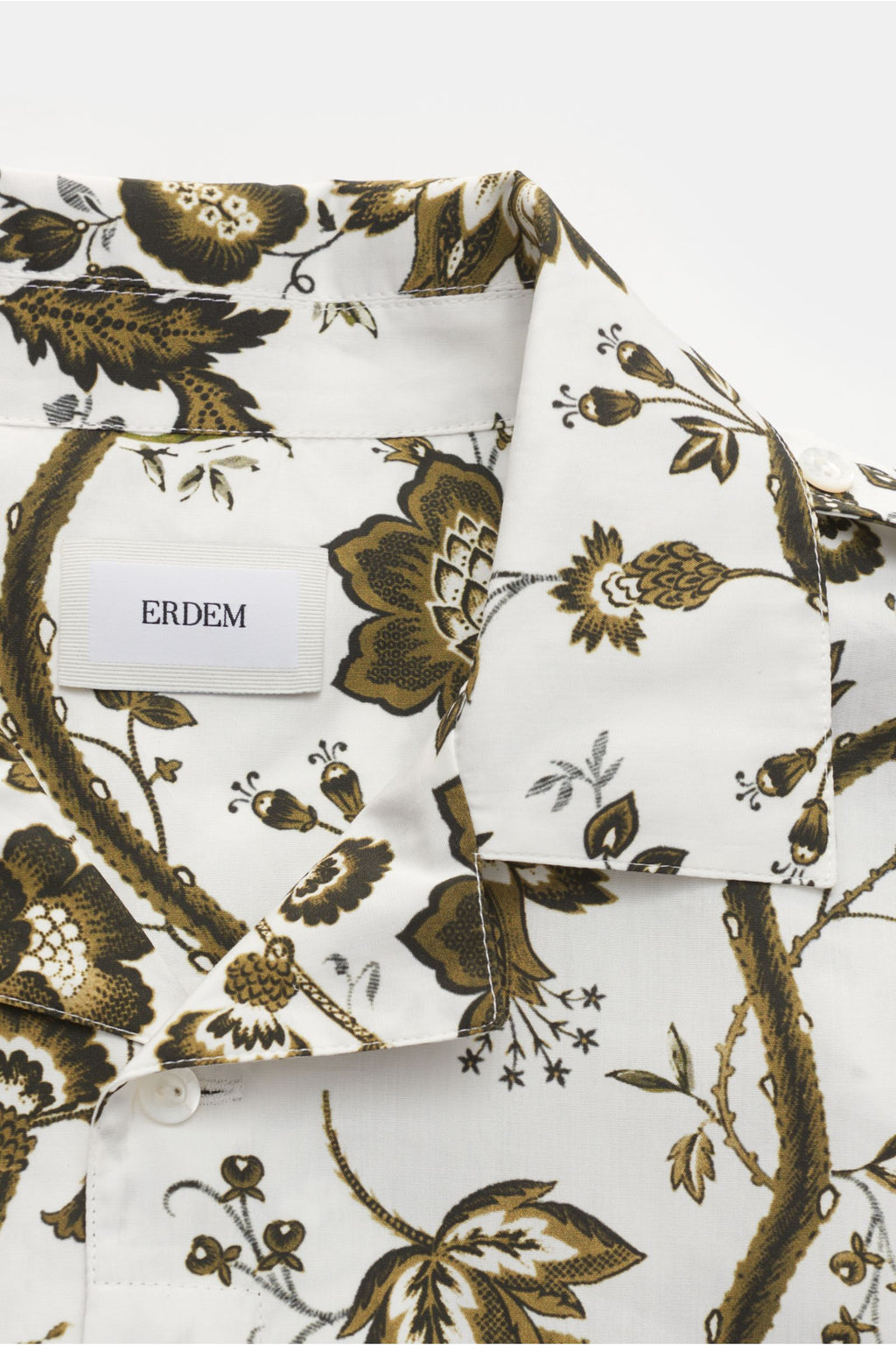 Erdem Short sleeve shirt 'Grayson' Cuban collar - patterned