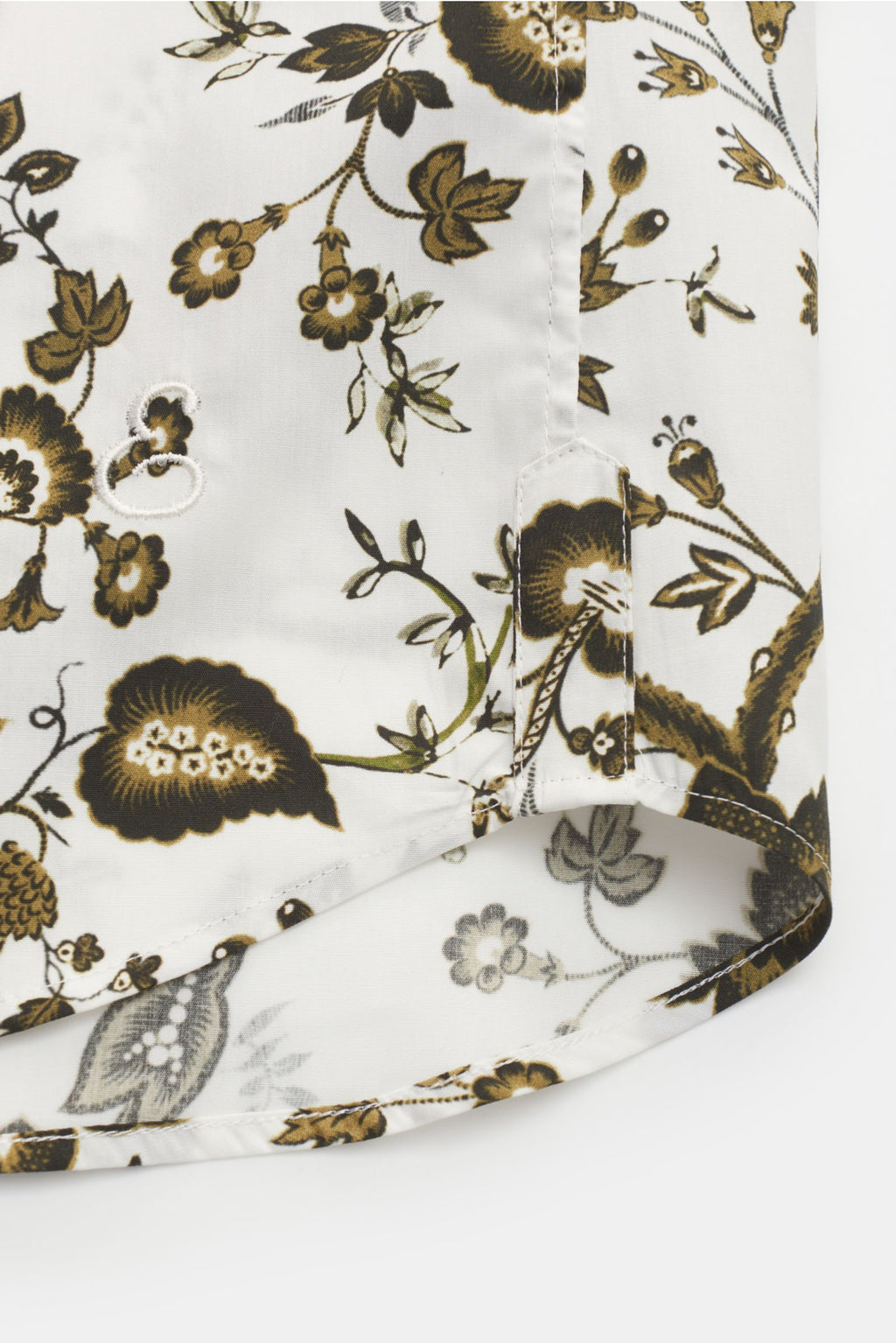 Erdem Short sleeve shirt 'Grayson' Cuban collar - patterned