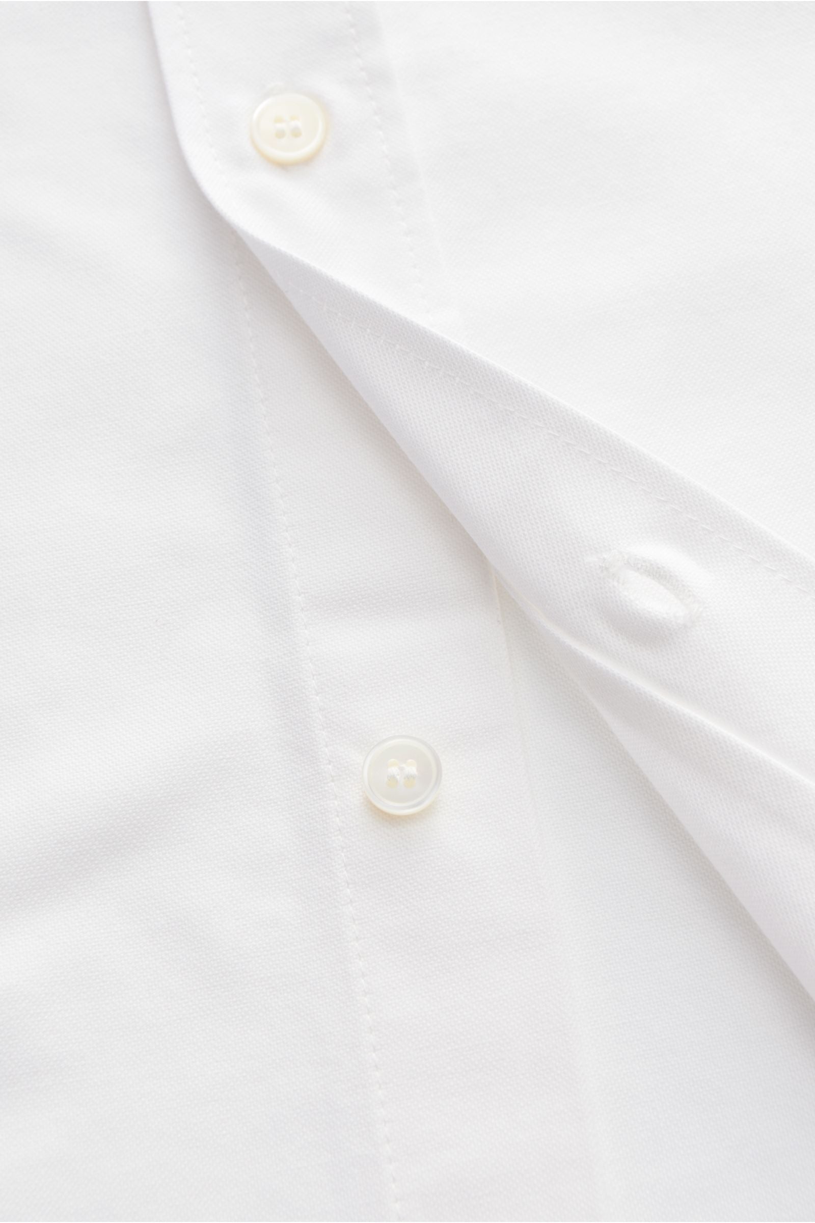 Ami Paris Short sleeve shirt button-down collar 'Loden' - white