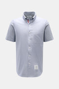 Thom Browne Short sleeve shirt button-down collar smoky - smoky blue
