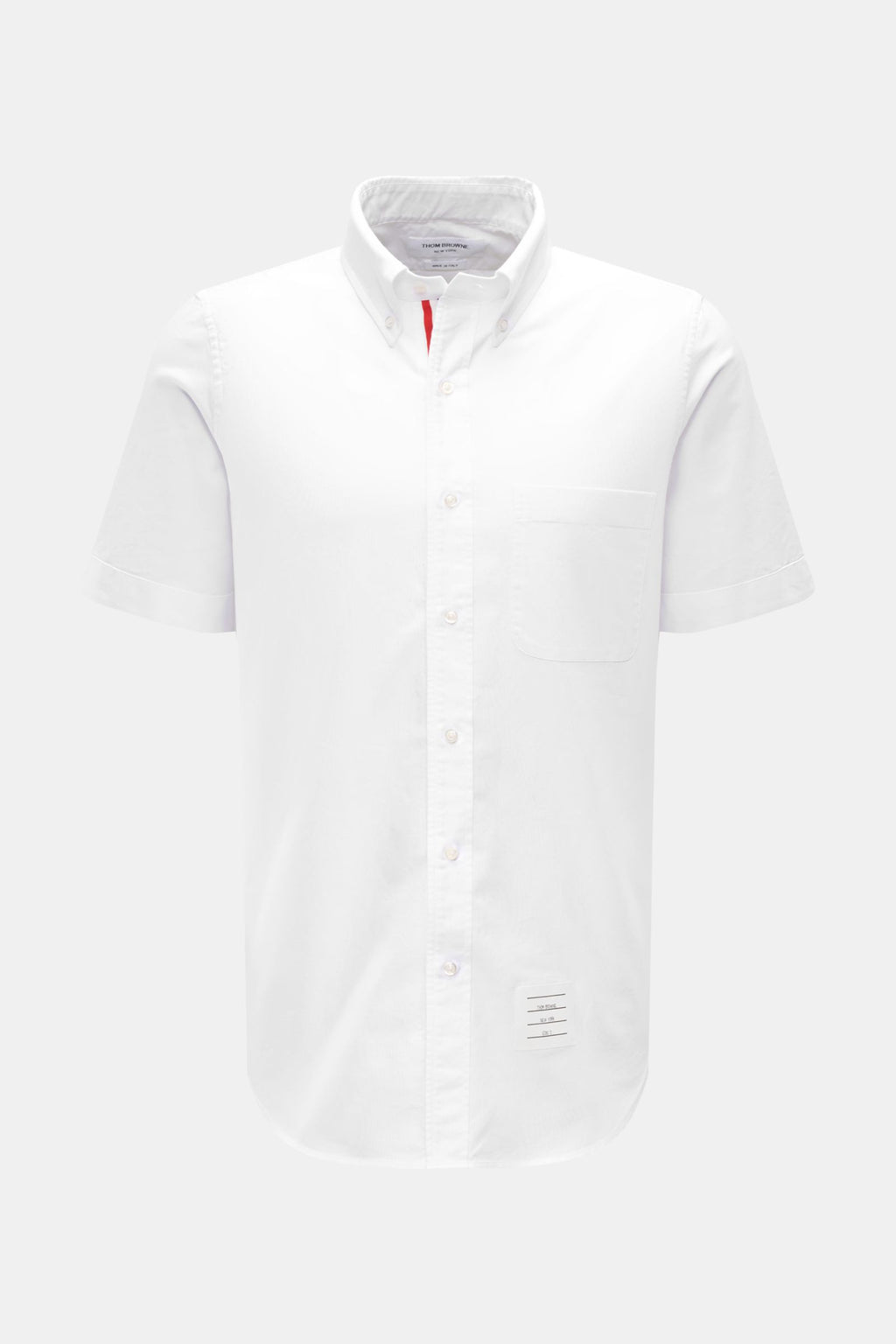 Thom Browne Short-sleeve shirt button-down collar - white