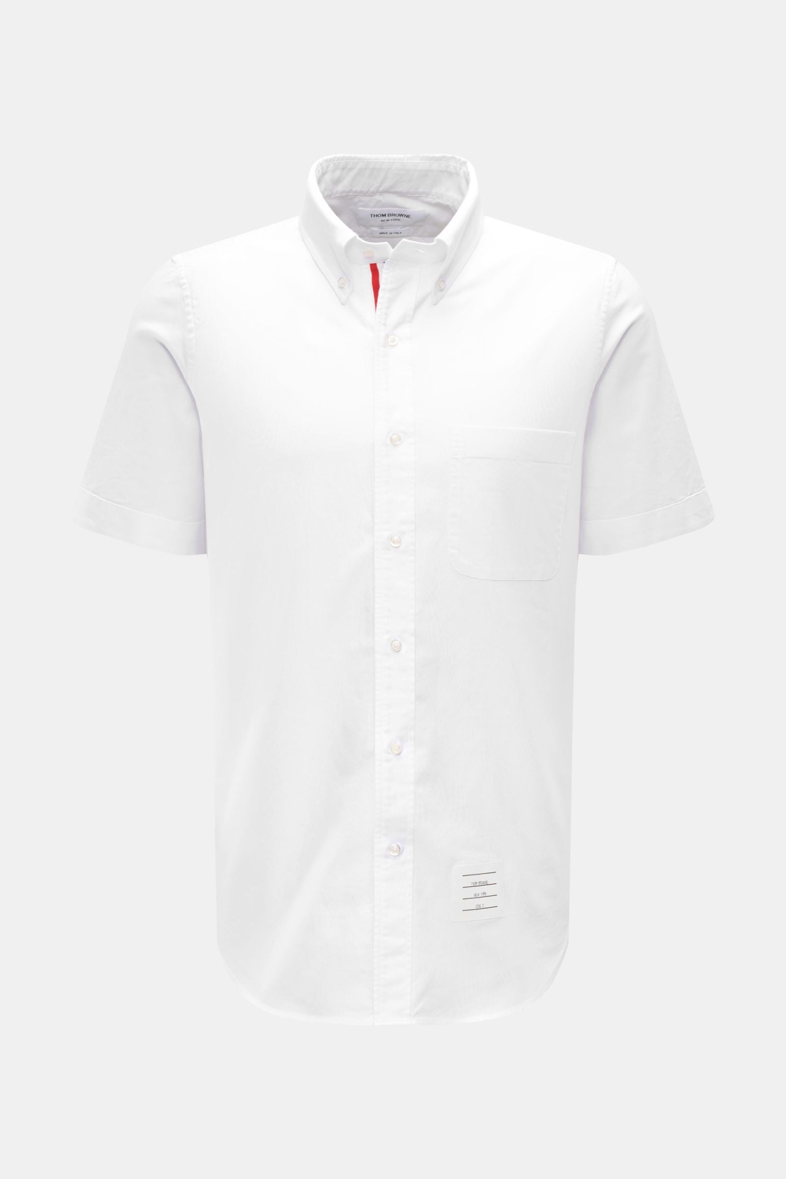 Thom Browne Short-sleeve shirt button-down collar - white