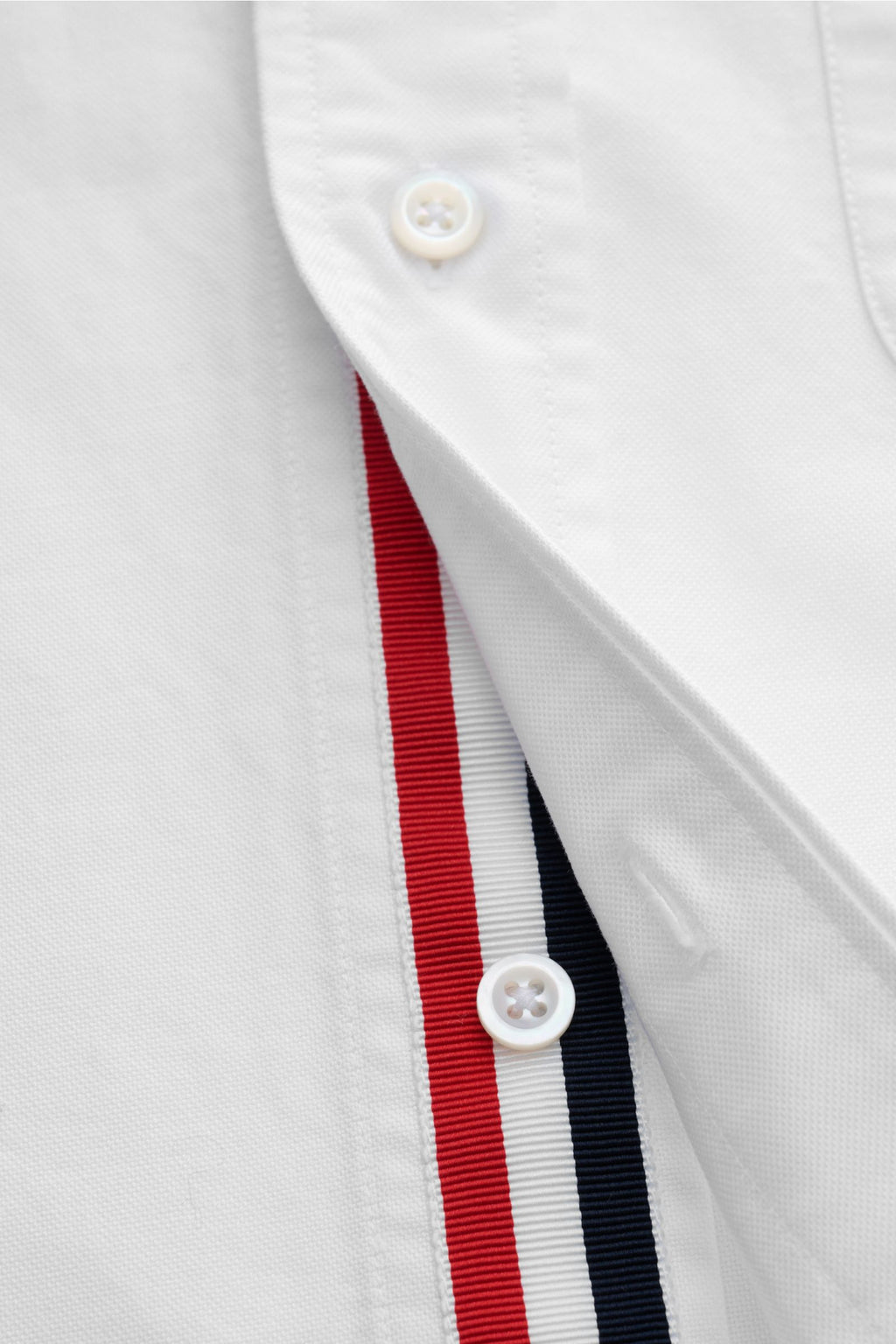 Thom Browne Short-sleeve shirt button-down collar - white