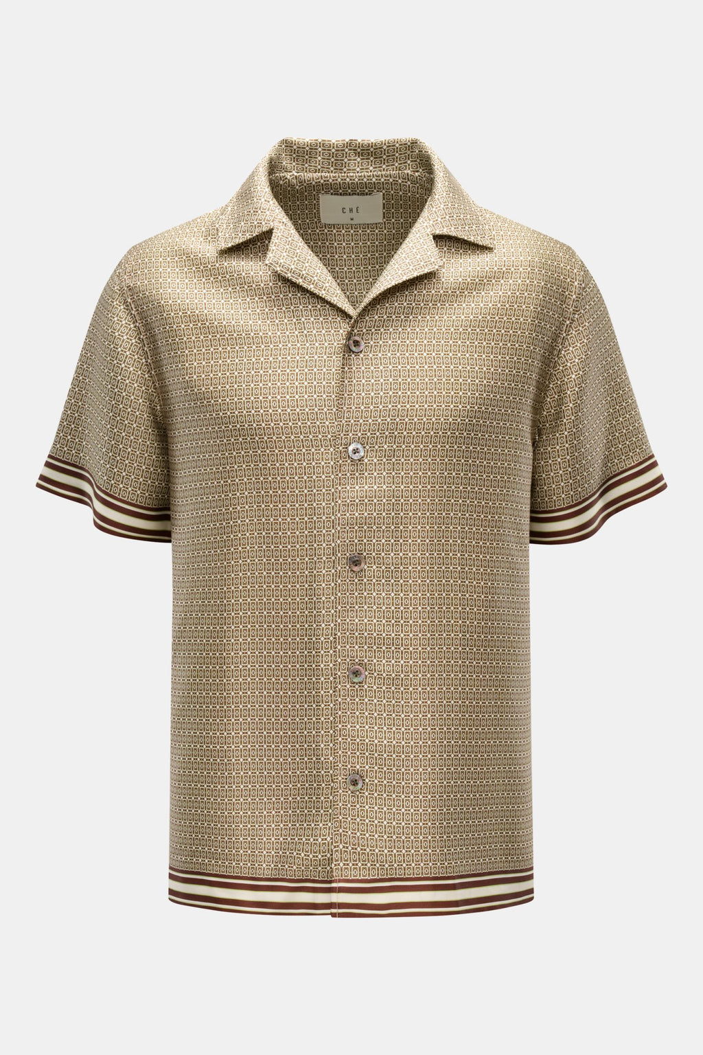 Ché Short sleeve shirt 'Lucena' Cuban collar - patterned