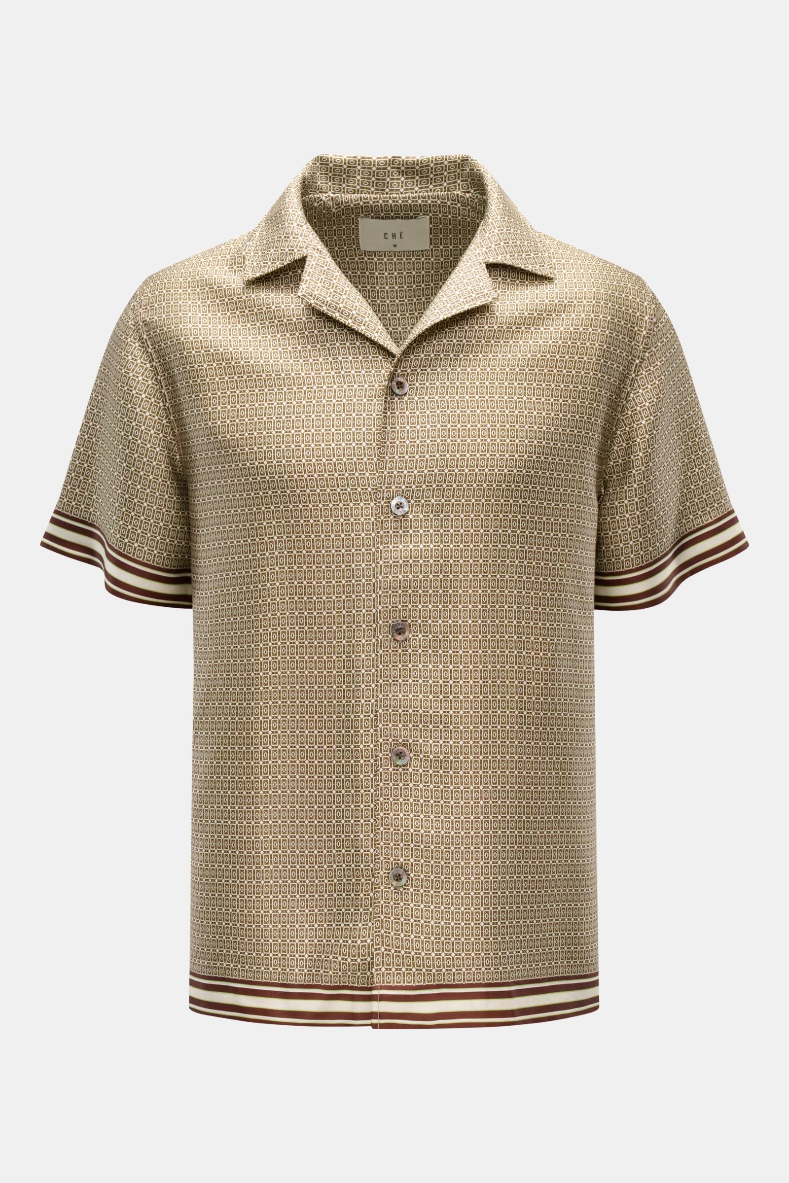 Ché Short sleeve shirt 'Lucena' Cuban collar - patterned