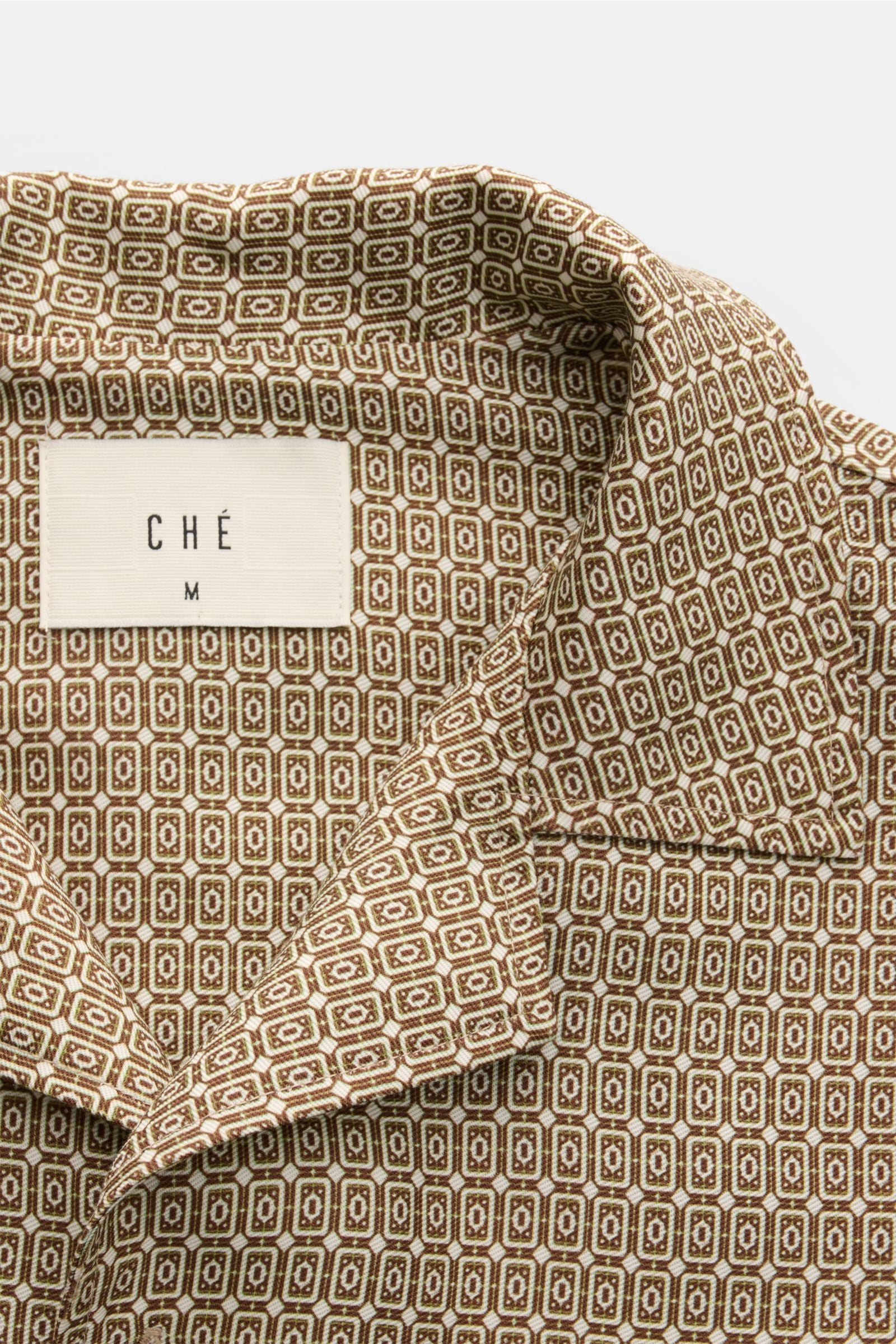 Ché Short sleeve shirt 'Lucena' Cuban collar - patterned