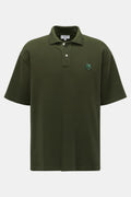 Maison Kitsuné Polo shirt 'Bold Fox' - dark green