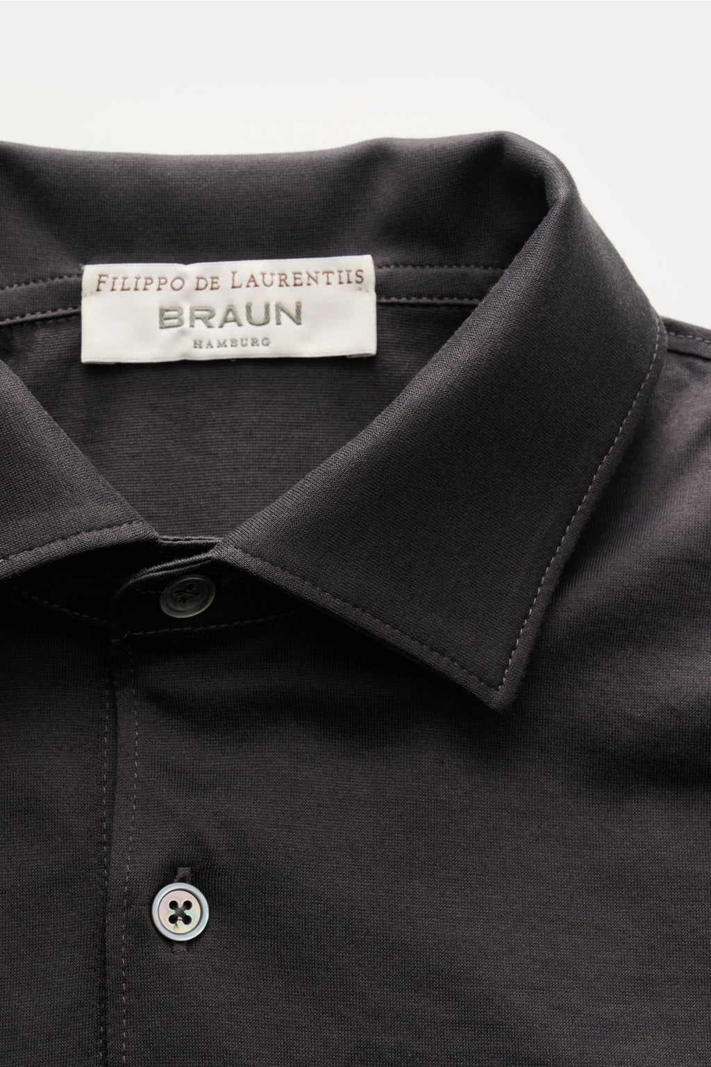 Filippo de Laurentiis Jersey polo shirt 'Jerlux' - anthracite