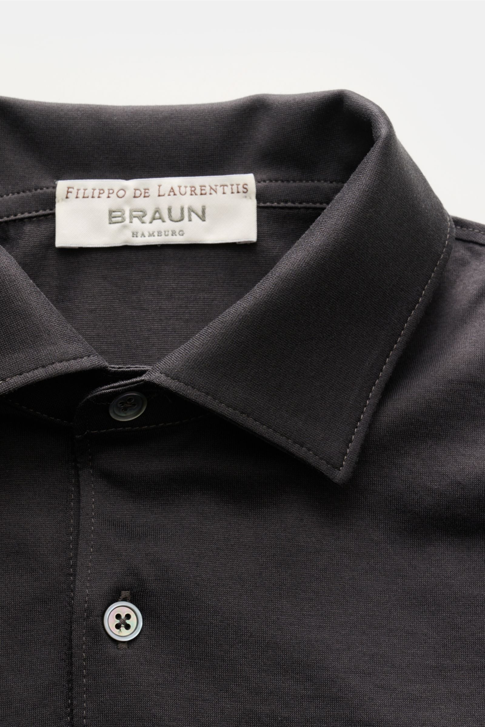 Filippo de Laurentiis Jersey polo shirt 'Jerlux' - anthracite