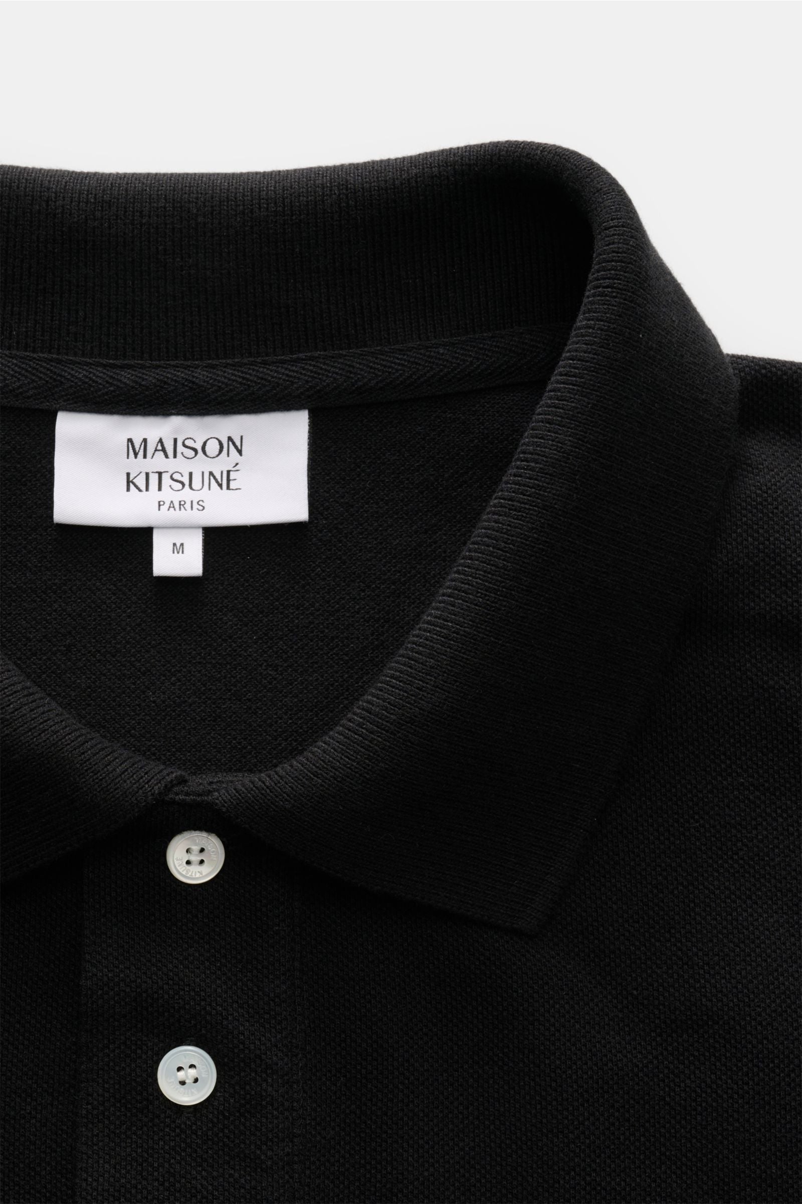Maison Kitsuné Polo - Black