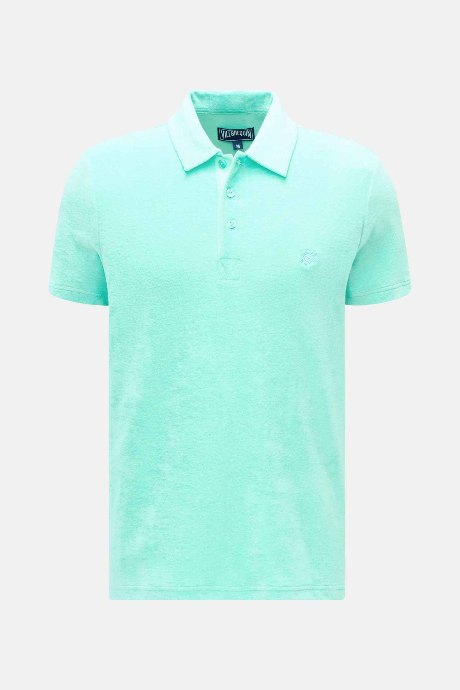 Vilebrequin Terry polo shirt 'Phoenix' - Mint green