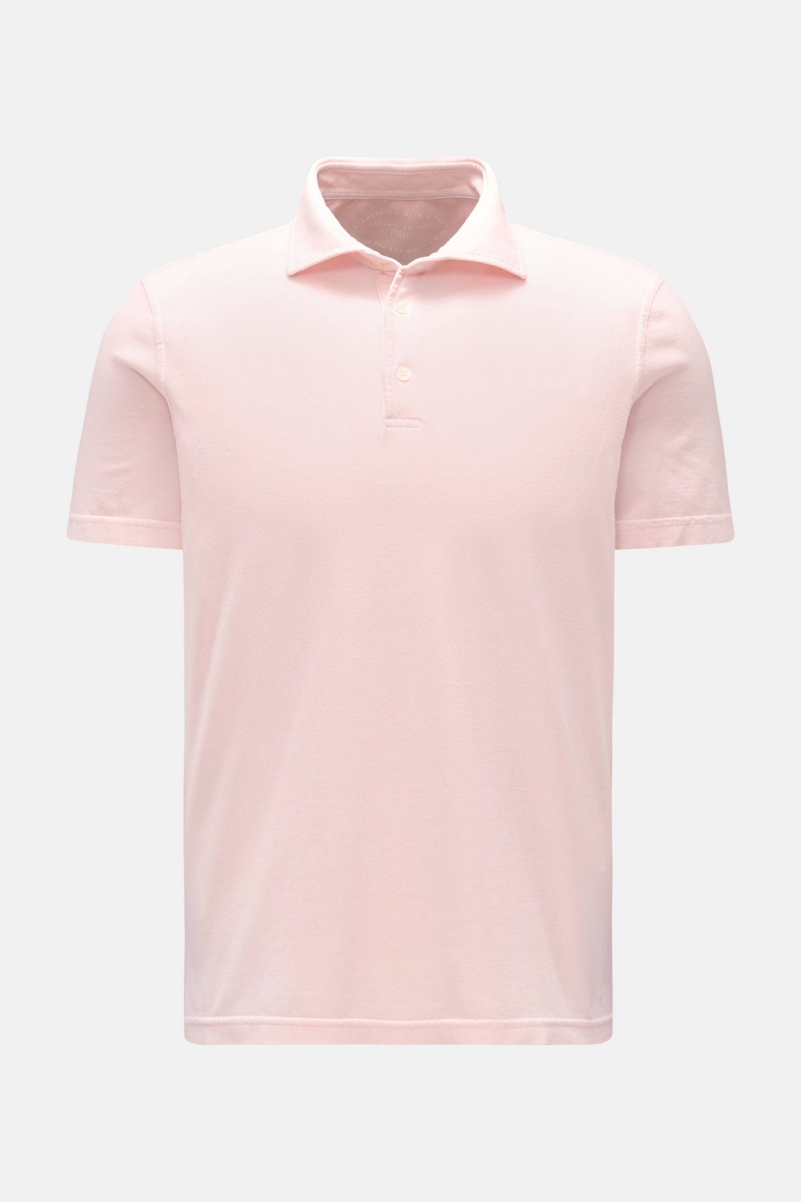 Fedeli Jersey polo shirt 'Zero' - Rose