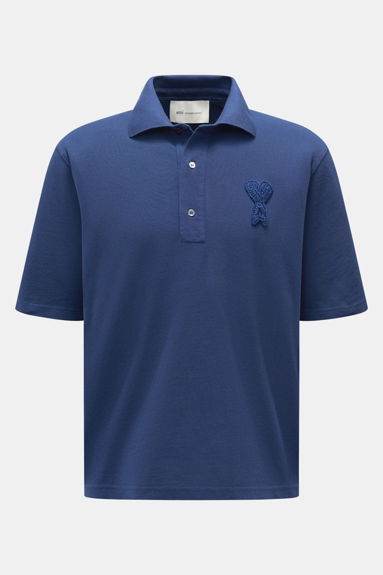 Ami Paris Polo shirt 'Boxy Fit' - Dark blue