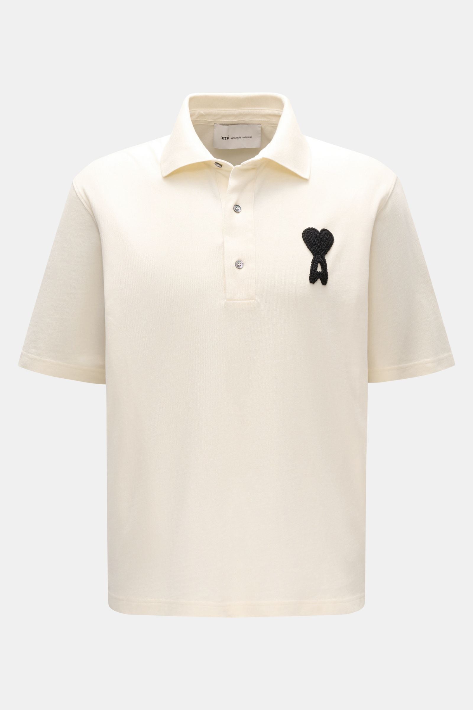 Ami Paris Polo shirt 'Boxy Fit' - Cream