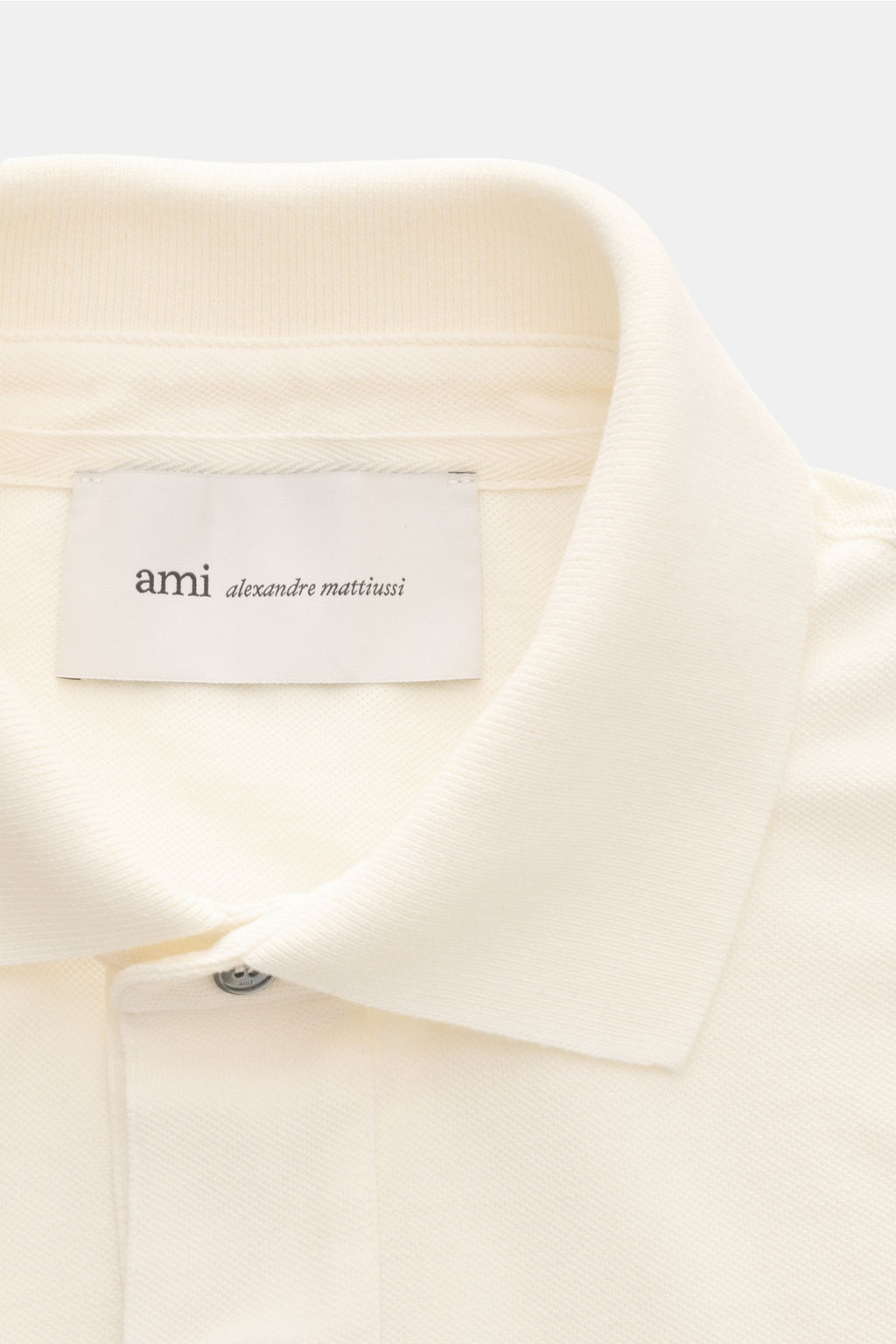Ami Paris Polo shirt 'Boxy Fit' - Cream