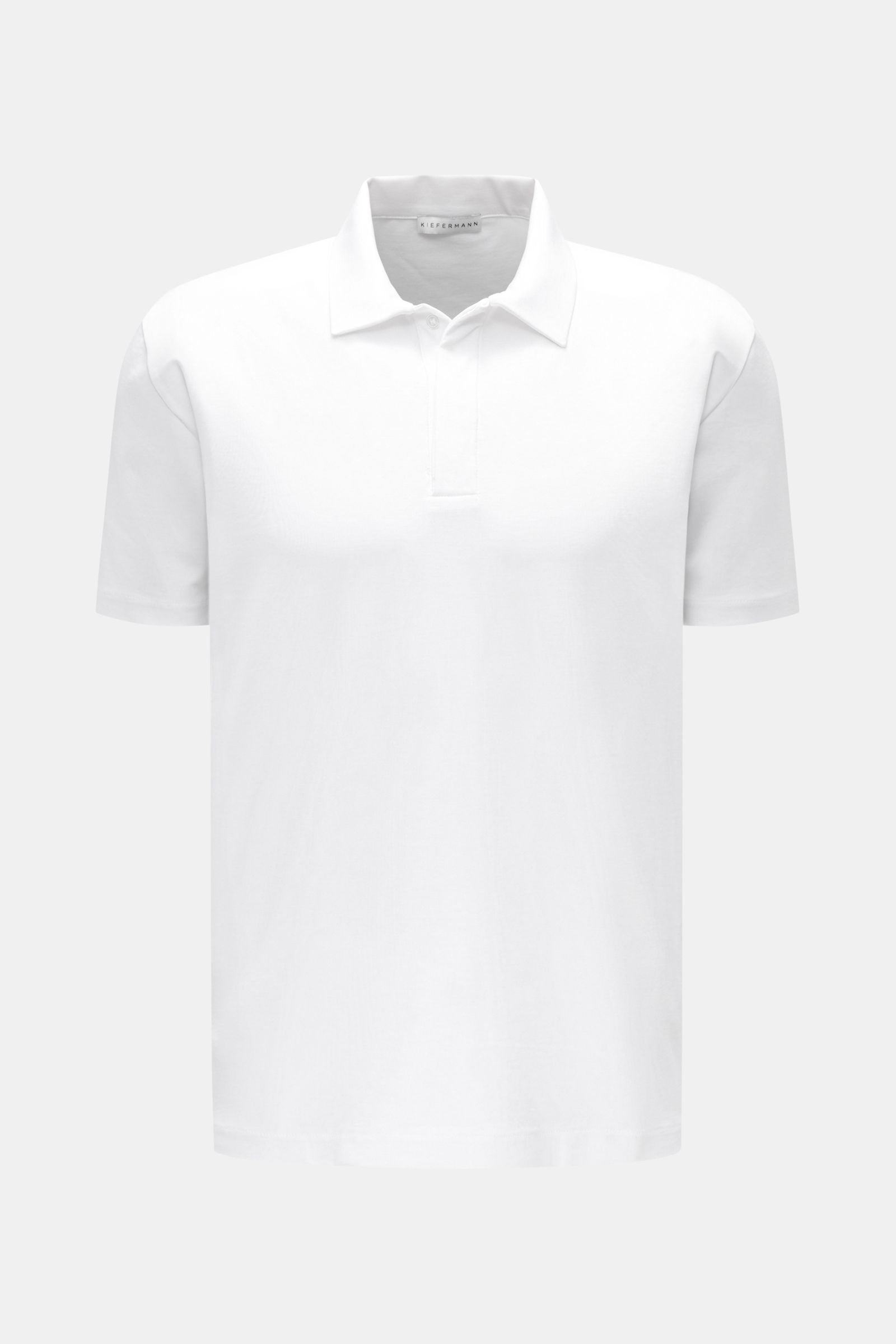 Kiefermann Jersey polo shirt 'Aodhan' - White