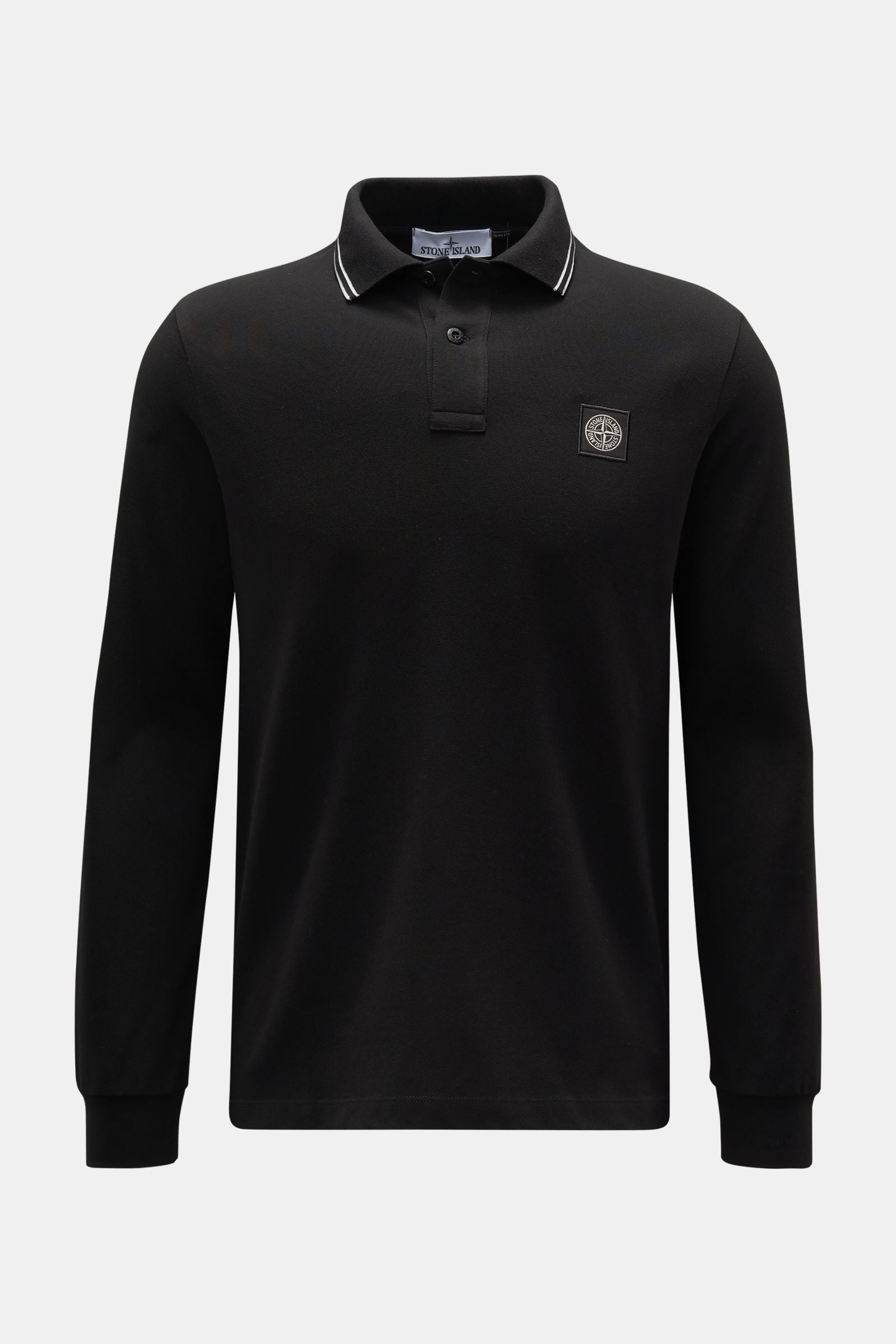 Stone Island Long sleeve polo shirt - Black