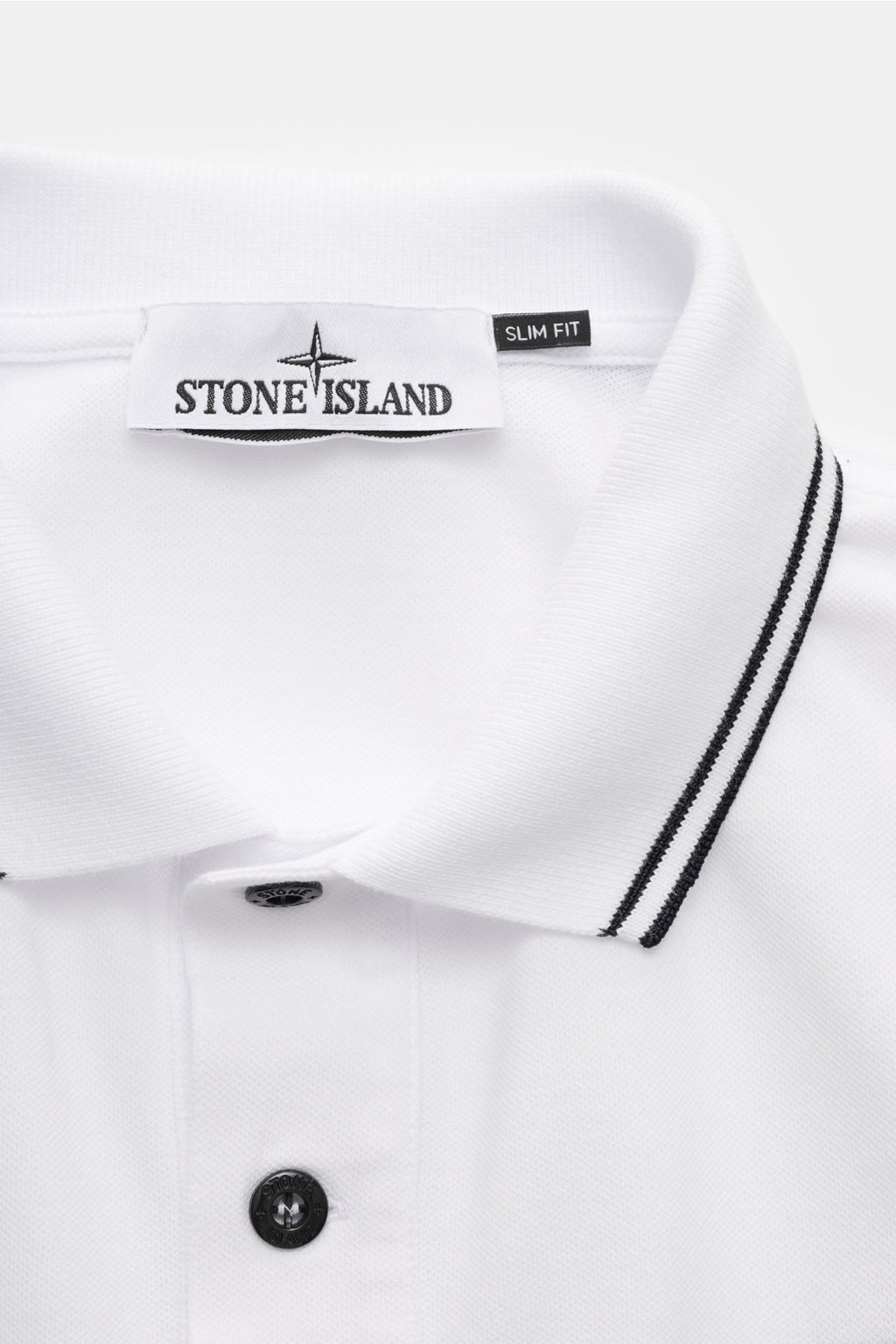 Stone Island Long sleeve polo shirt - White