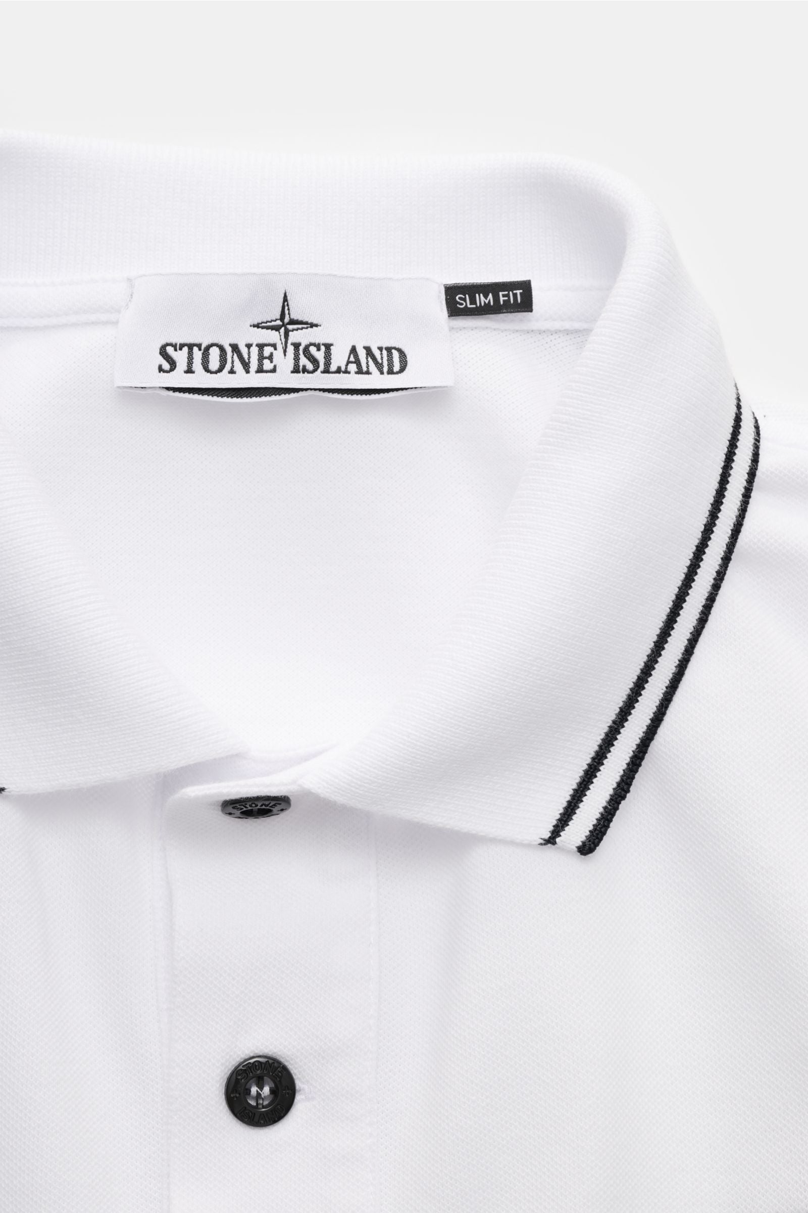 Stone Island Long sleeve polo shirt - White