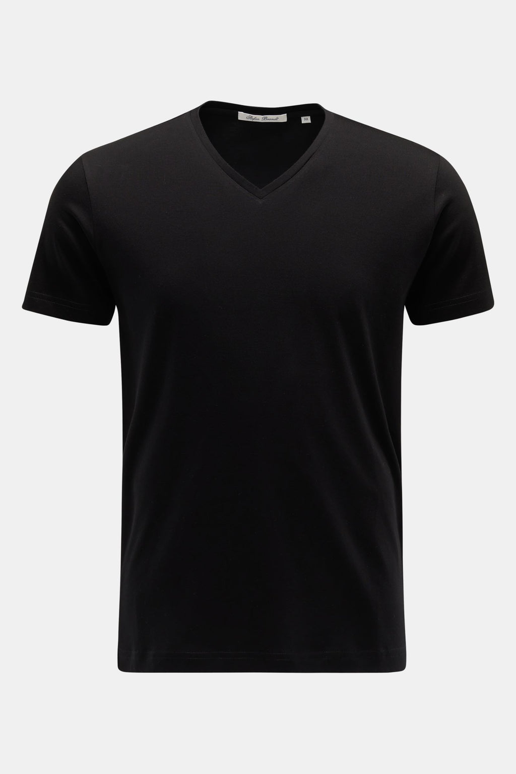 Stefan Brandt V-neck T-shirt 'Artur' - black