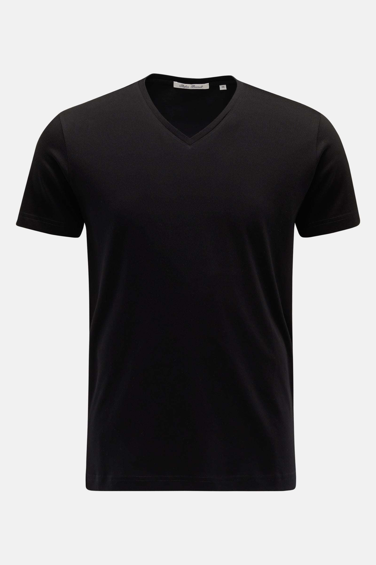 Stefan Brandt V-neck T-shirt 'Artur' - black