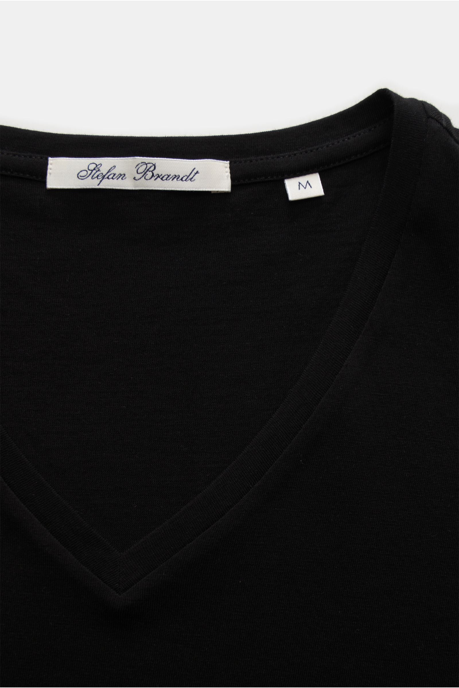 Stefan Brandt V-neck T-shirt 'Artur' - black