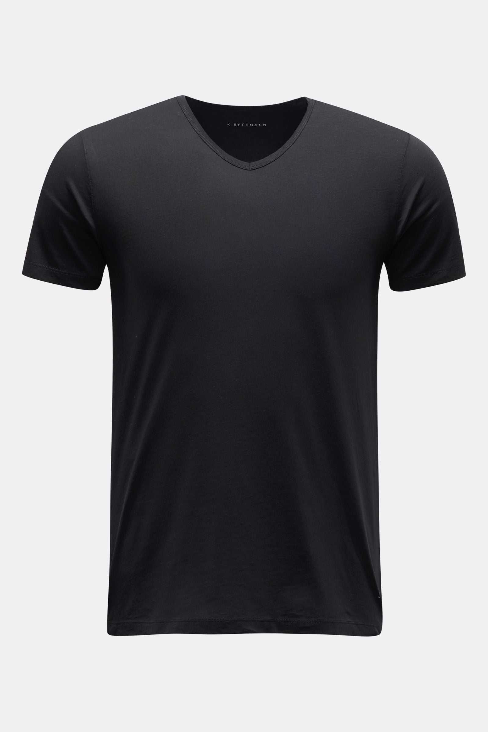Kiefermann V-neck T-shirt 'Darius' - Black