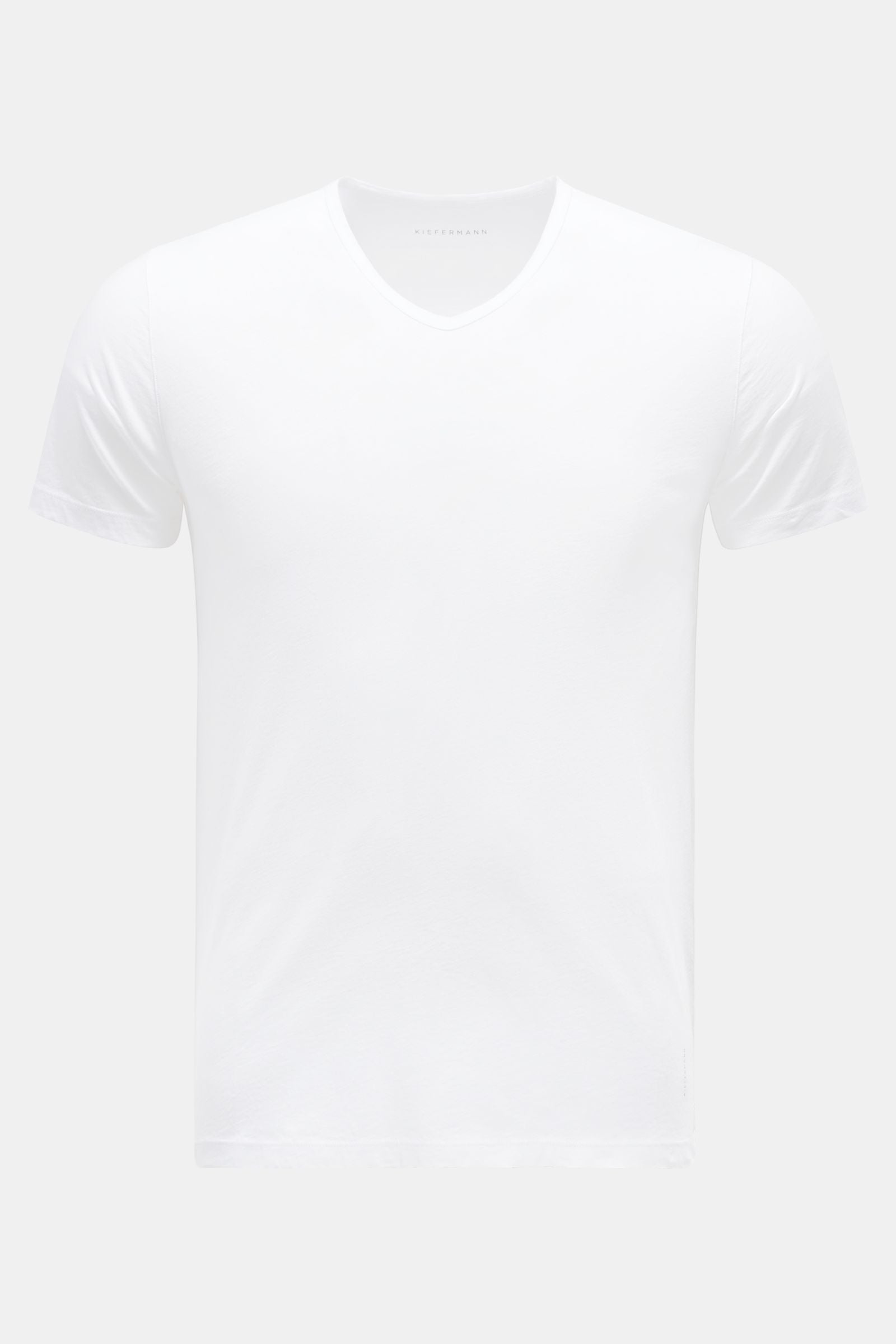 Kiefermann V-neck T-shirt 'Darius' - White