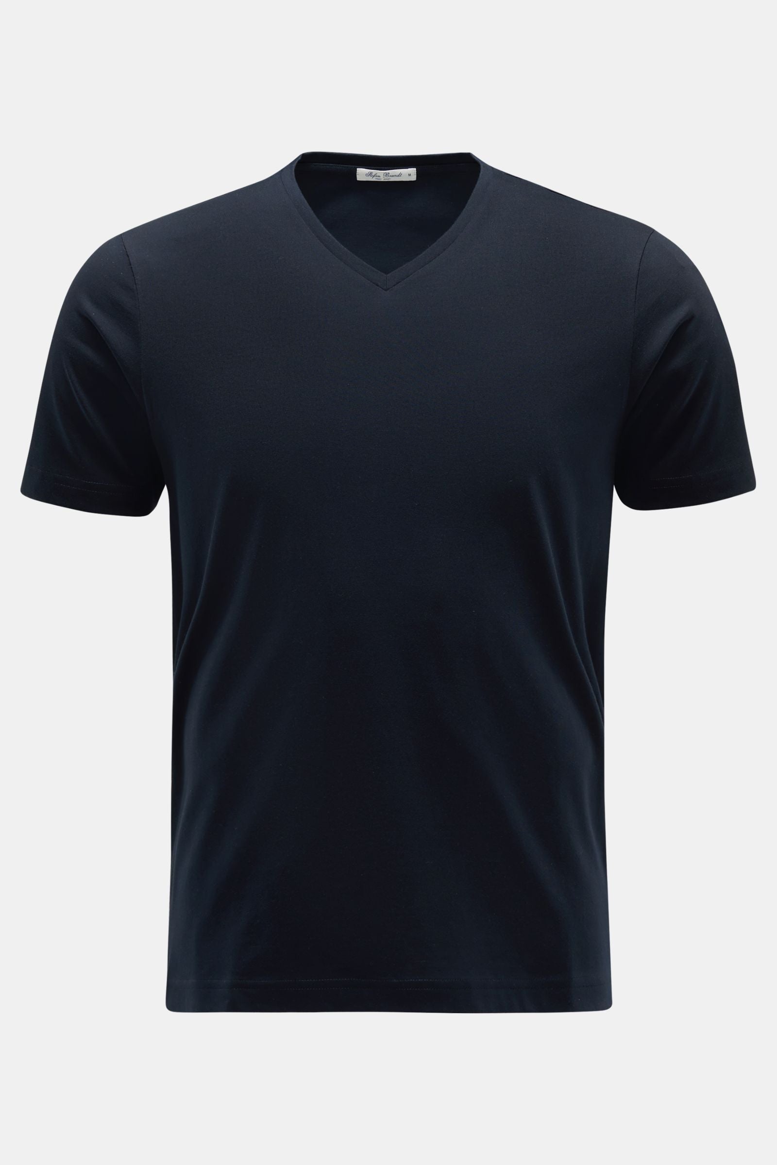 Stefan Brandt V-neck T-shirt 'Artur' - Dark navy