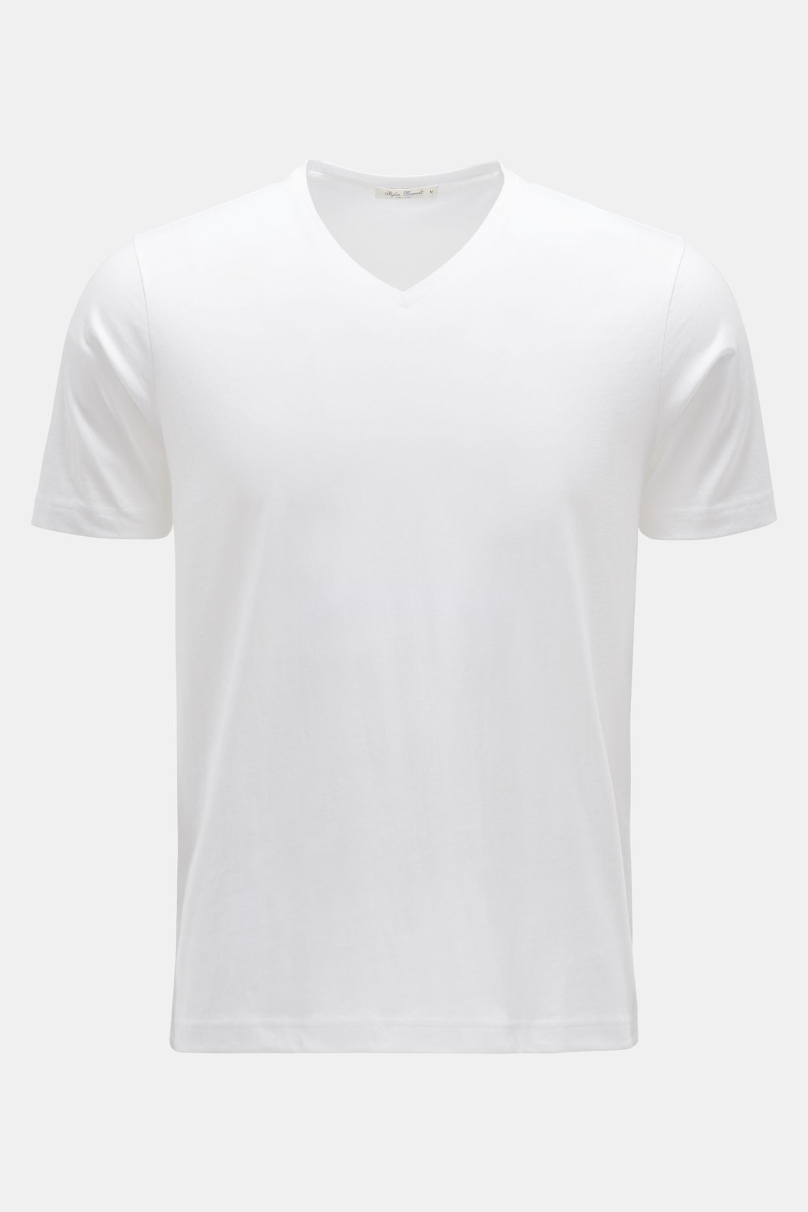 Stefan Brandt V-neck T-shirt 'Artur' - White