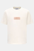 Stone Island Crew neck T-shirt 'Raw Beauty' - cream