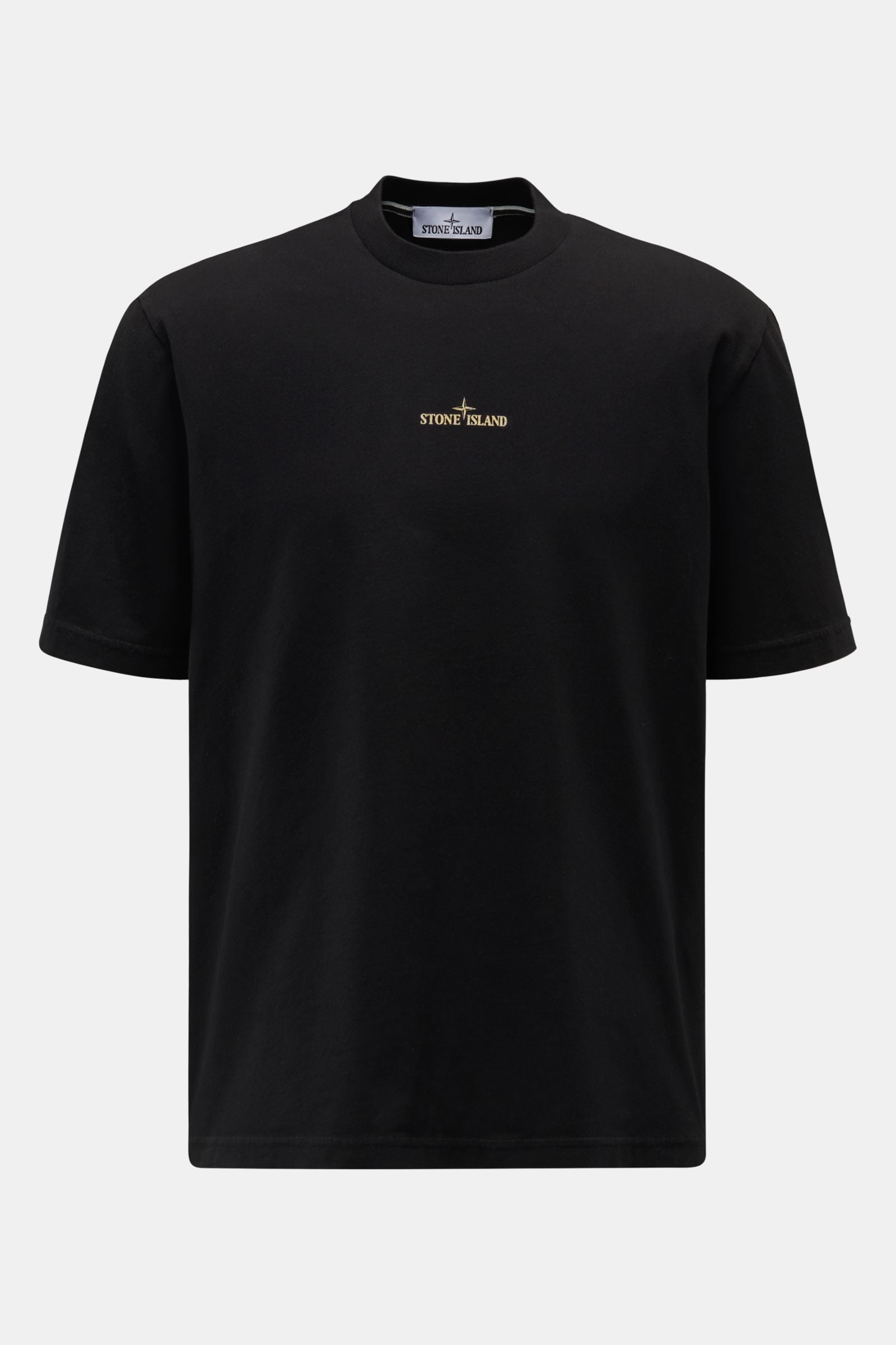 Stone Island Crew neck T-shirt 'Industrial Print' - black
