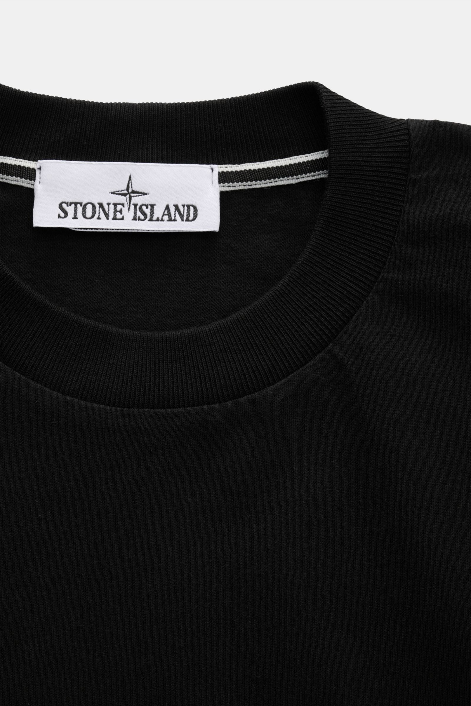 Stone Island Crew neck T-shirt 'Industrial Print' - black