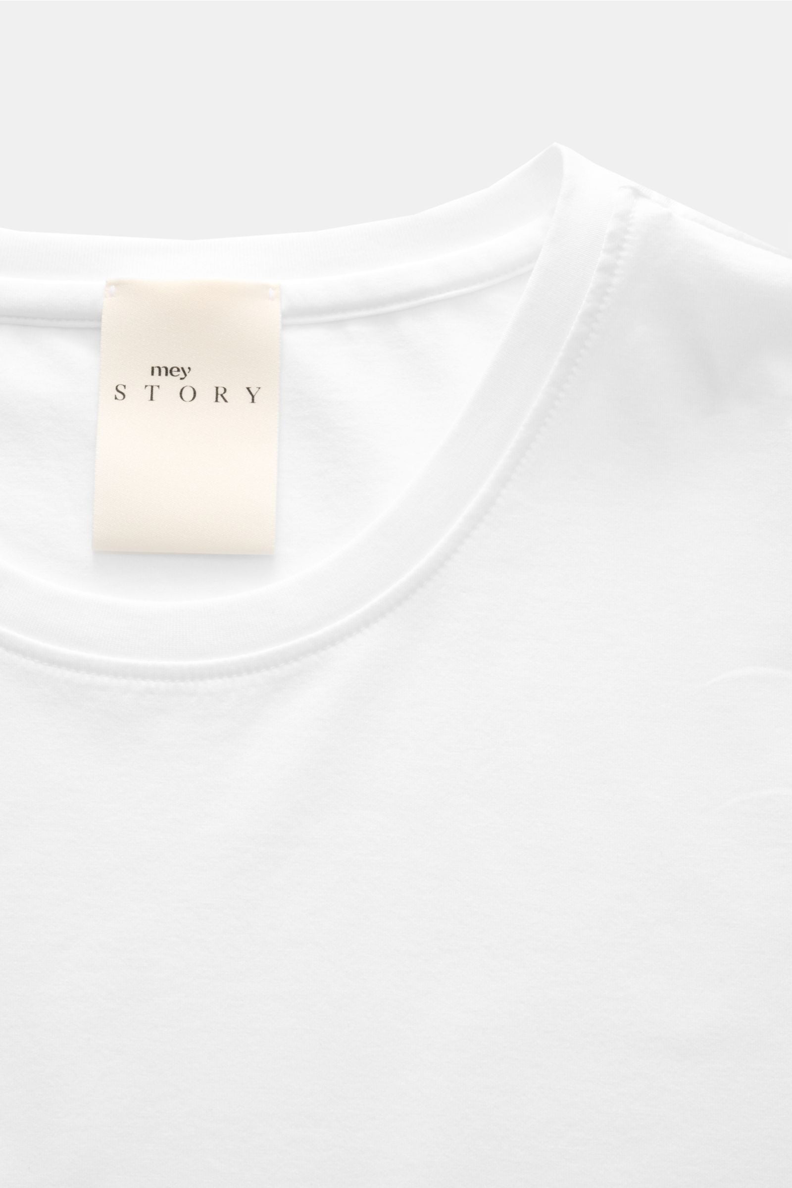 mey story Crew neck T-shirt 'The Base Crew-Neck' - White