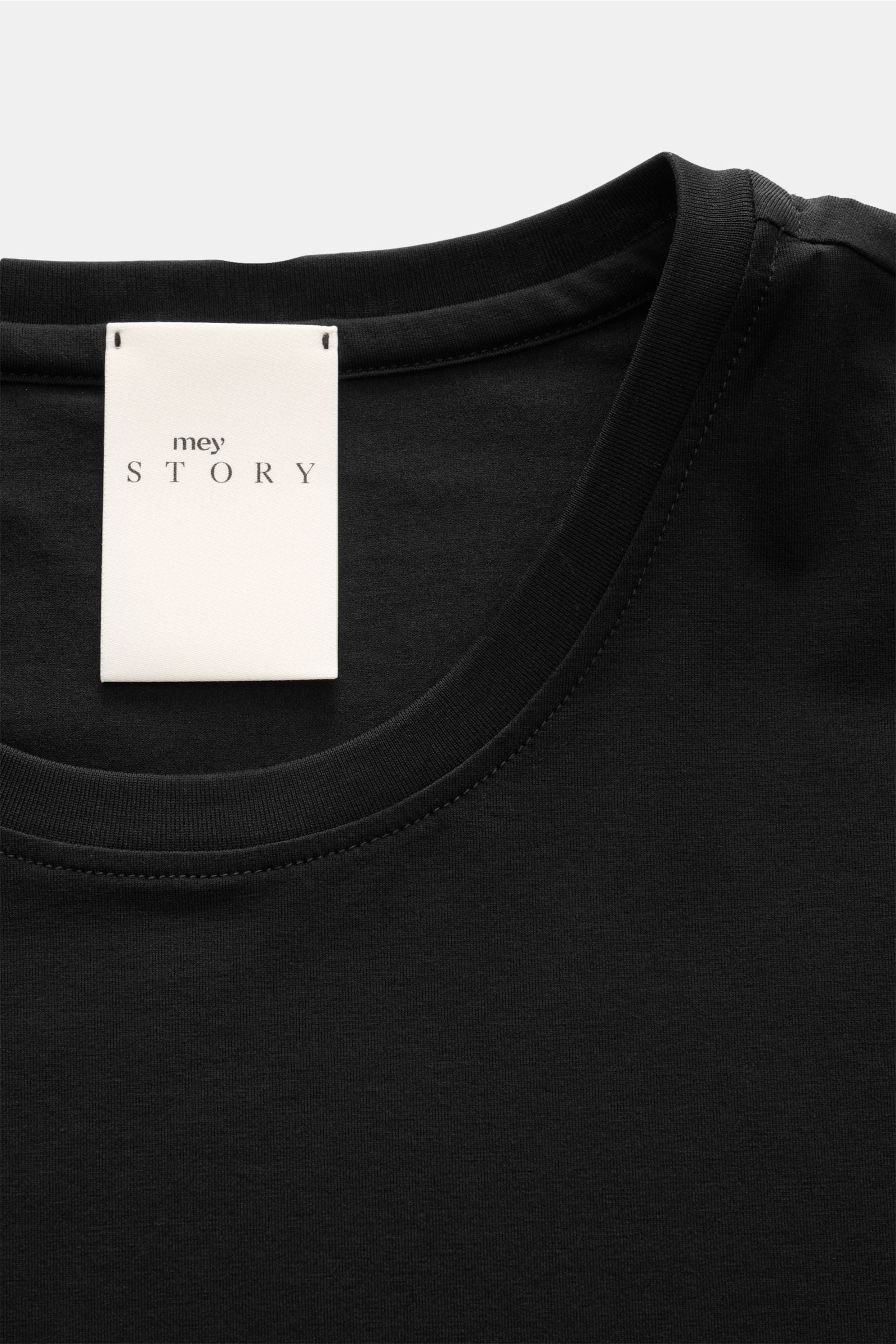 mey story Crew neck T-shirt 'The Base Crew-Neck' - Black