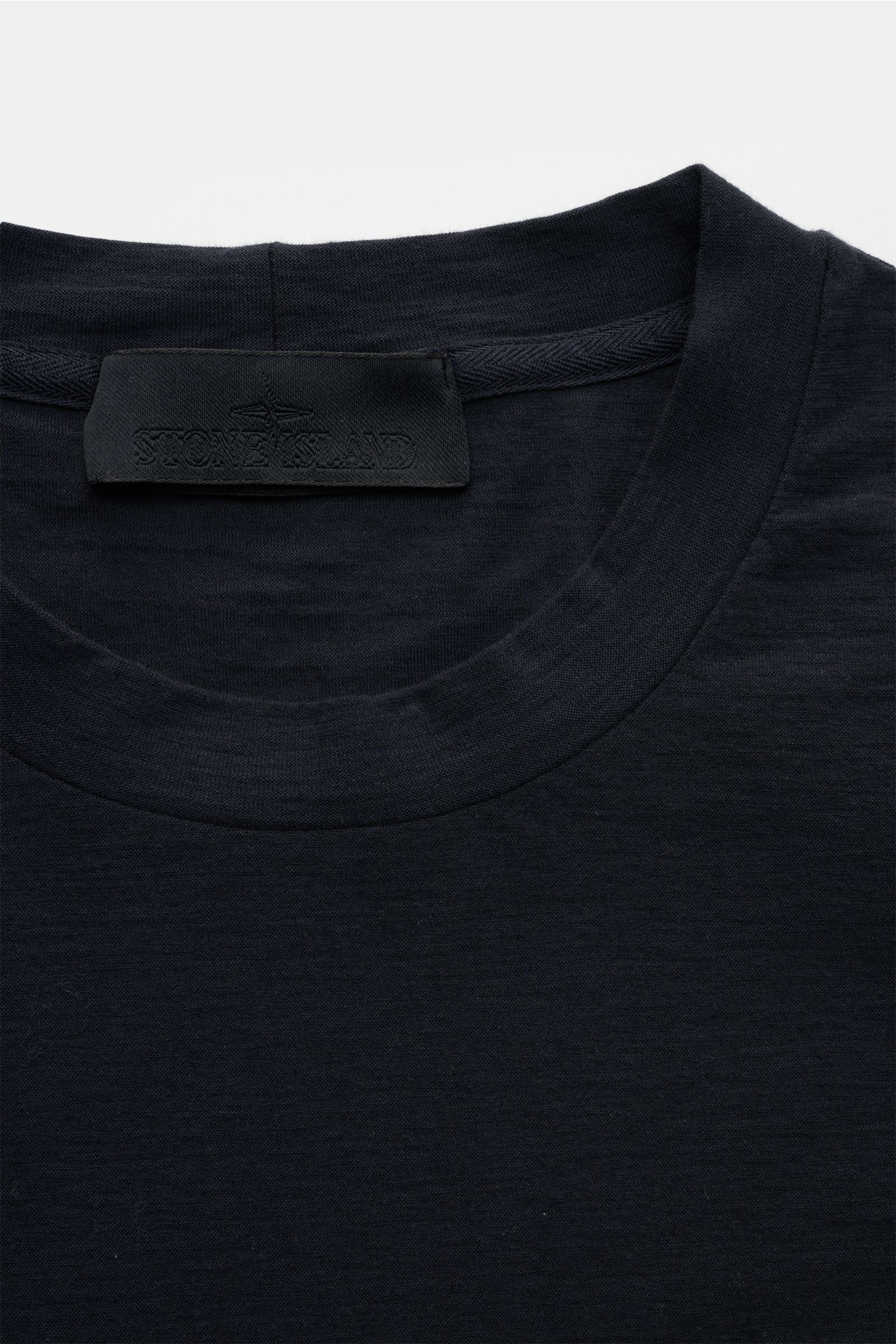 Stone Island Crew neck T-shirt 'Ghost Piece' - Navy