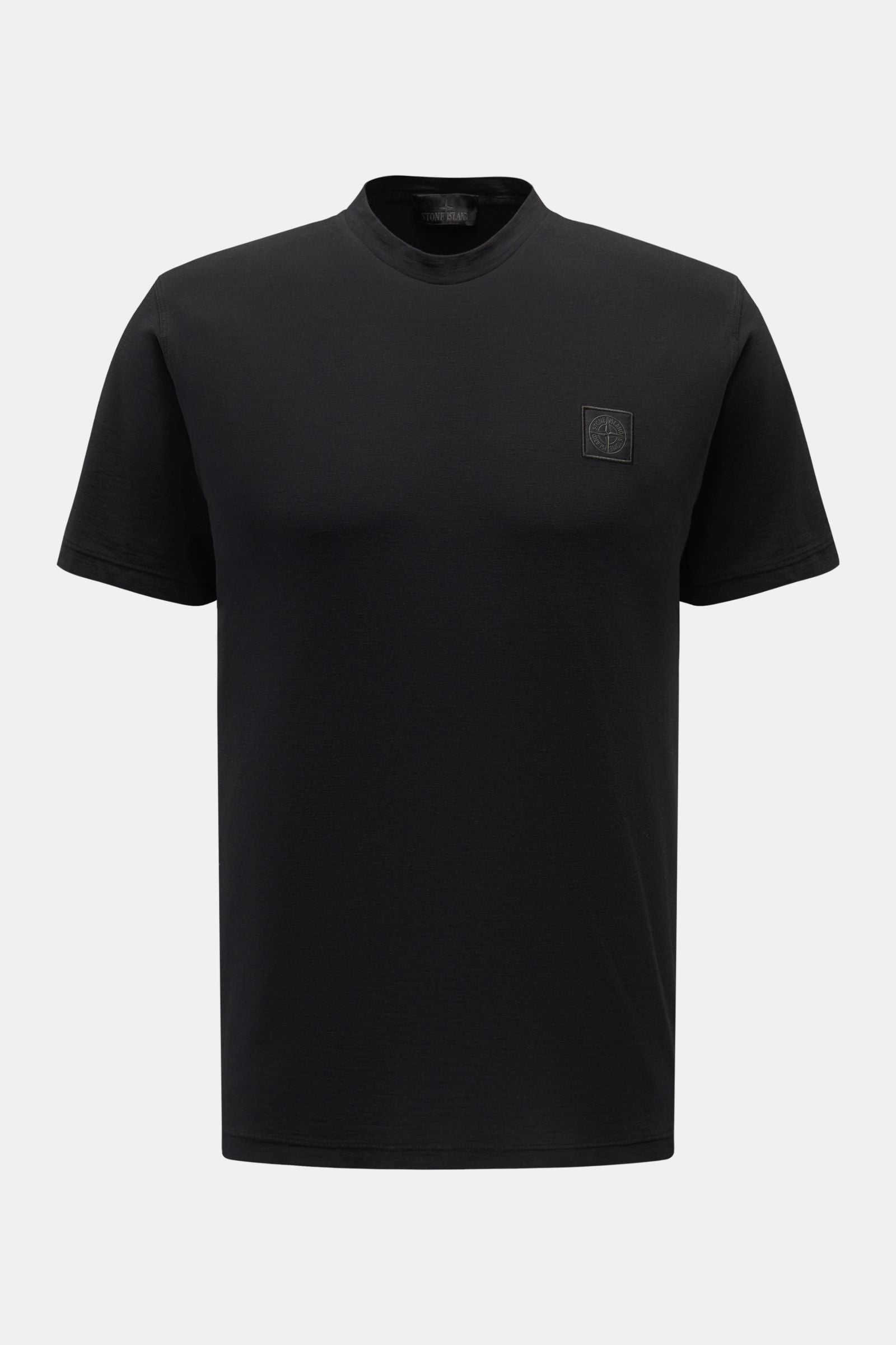 Stone Island Crew neck T-shirt 'Ghost Piece' - Black